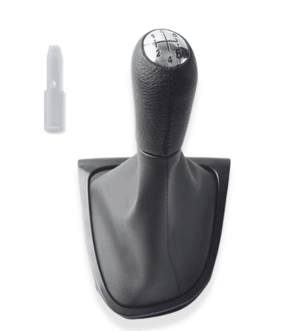 Pomello 5 Marce Leva Cambio e Cuffia Compatibile con Renault Clio IV 2012-2020 con Adattatore