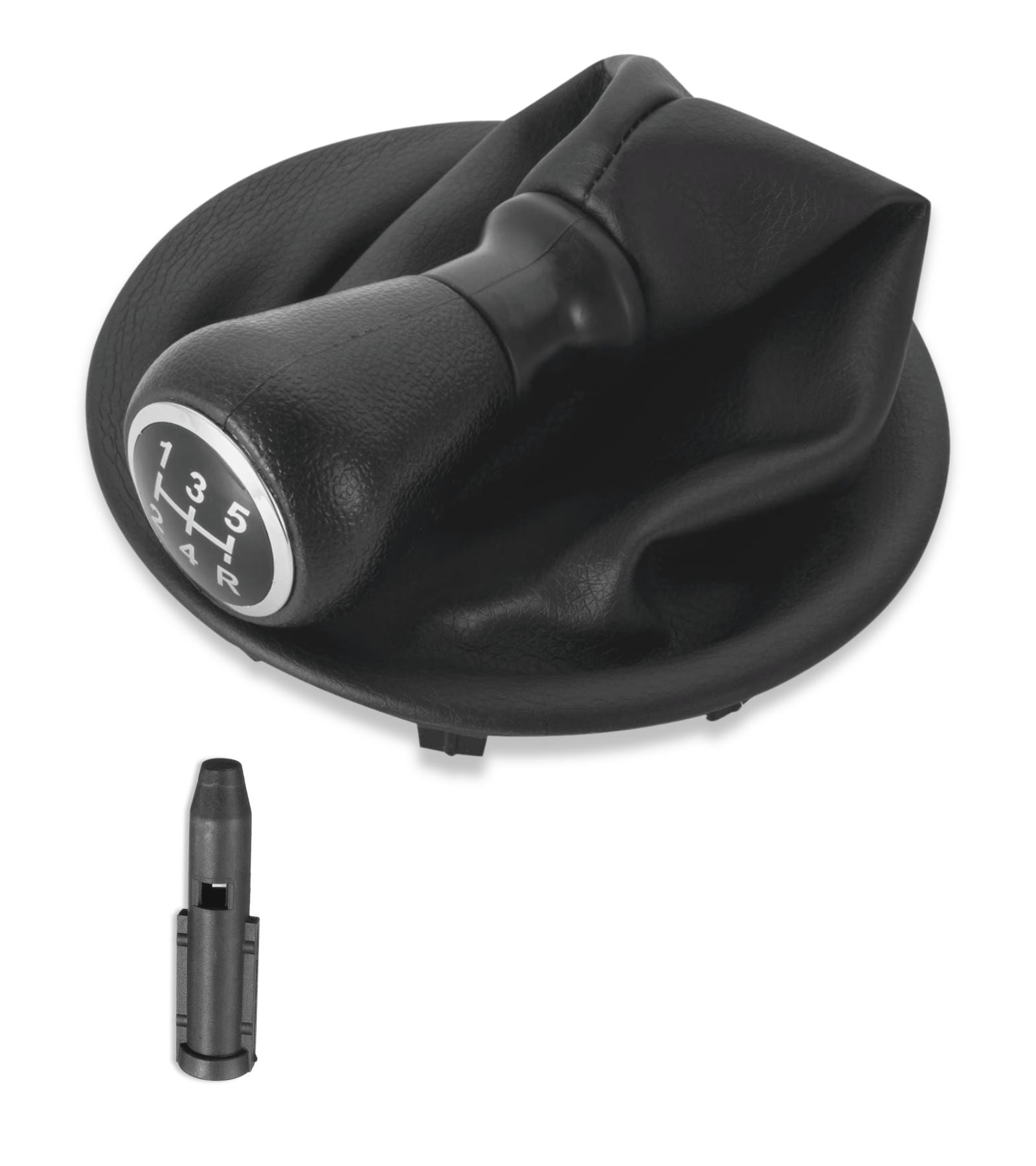 5 Speed ​​Gear Knob, Faux Leather Boot Compatible with Peugeot Partner (2008-2022) and Citroen Berlingo III MK3