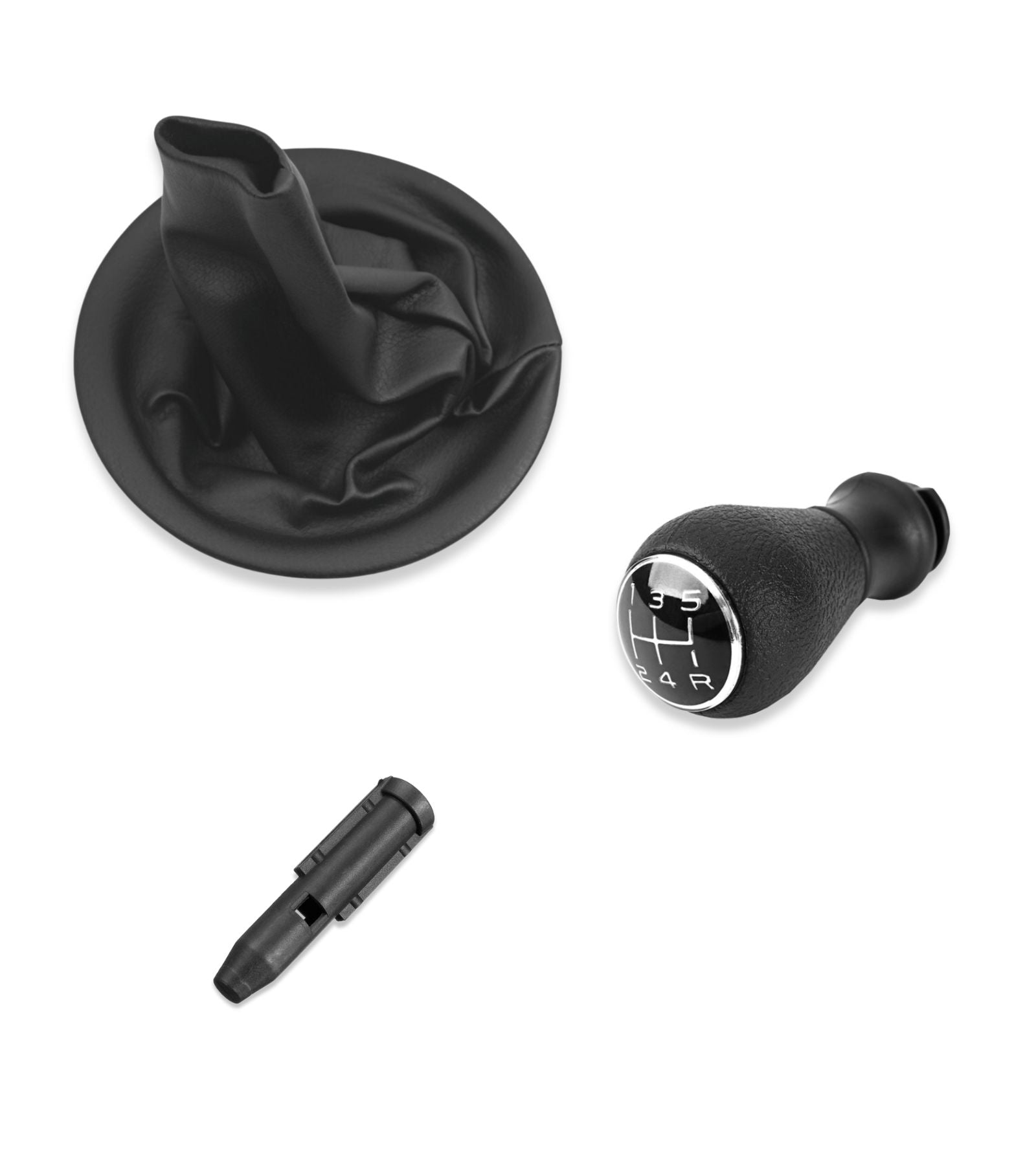 5 Speed ​​Gear Knob, Faux Leather Boot Compatible with Peugeot Partner (2008-2022) and Citroen Berlingo III MK3