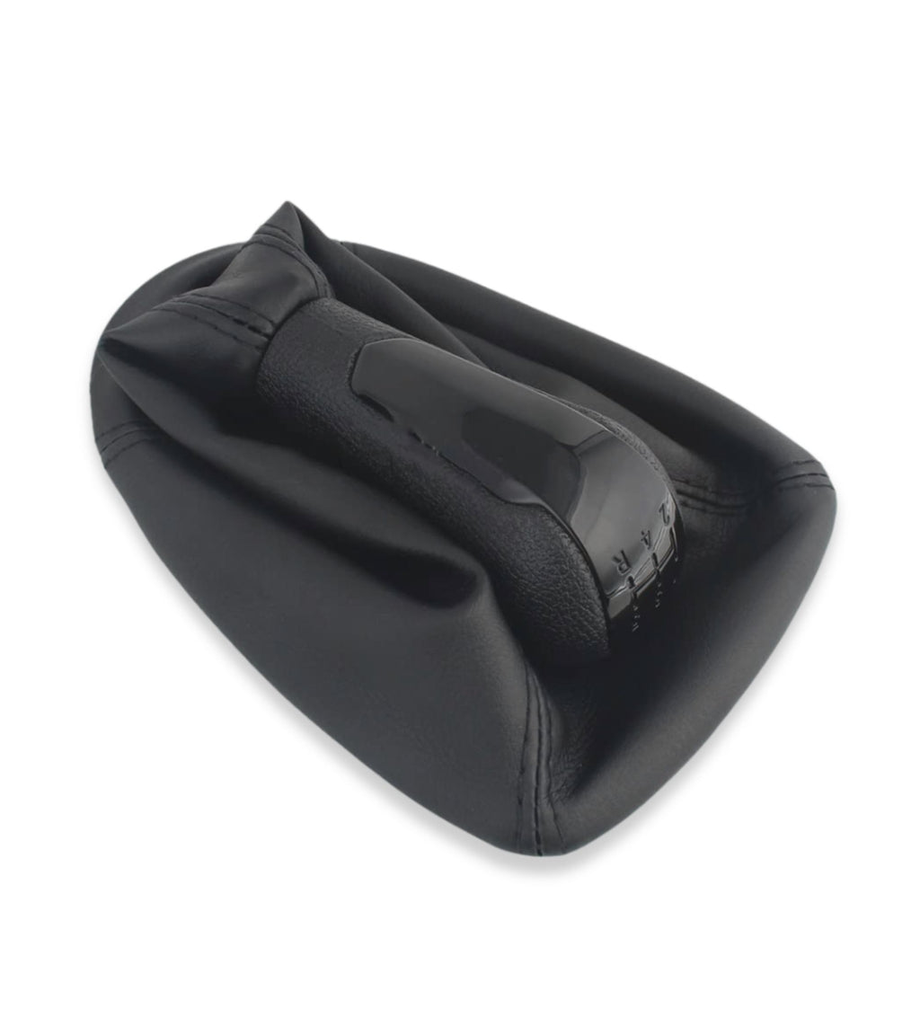 Kit Cuffia e Pomello per Leva Cambio Compatibile con Chevrolet Spark M300 2011 - 2016 colore nero