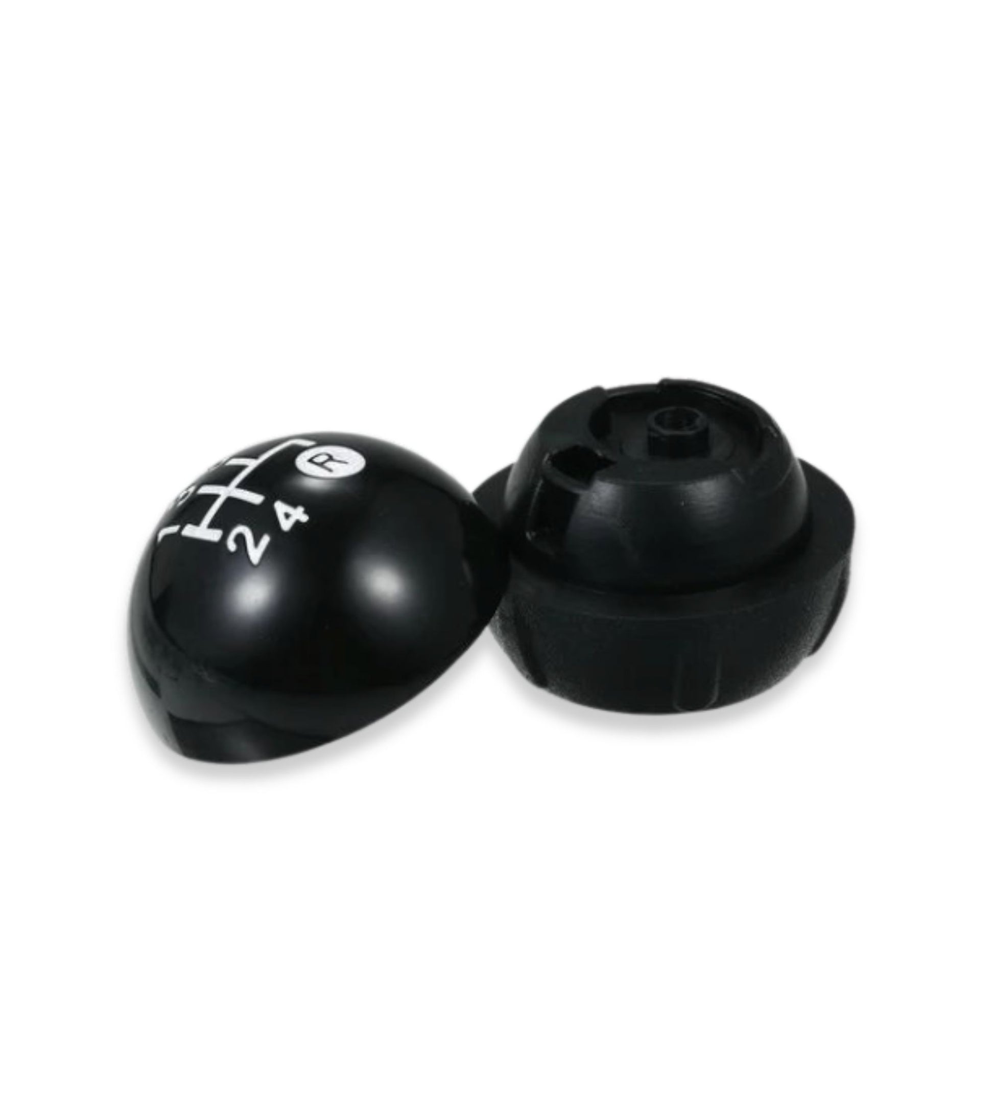 5 Speed ​​Gear Knob and Reverse Compatible with Fiat 500 500C 2007-2018 Black