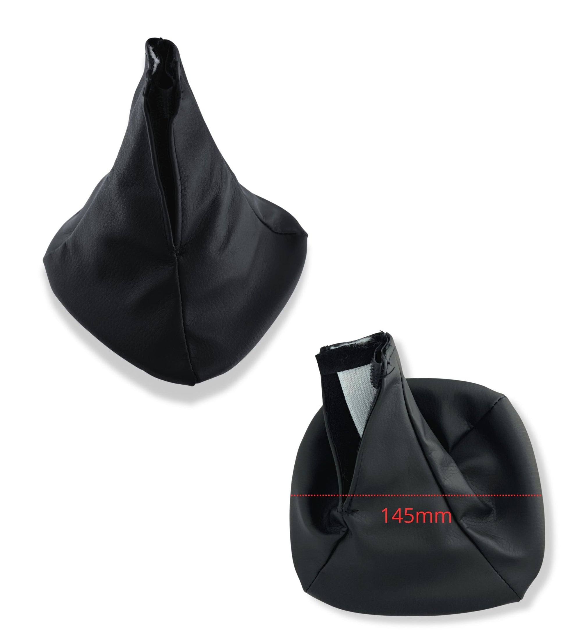 Leatherette Headset with Retention Ring Compatible with Fiat Panda 319 2012+, Black Color Set