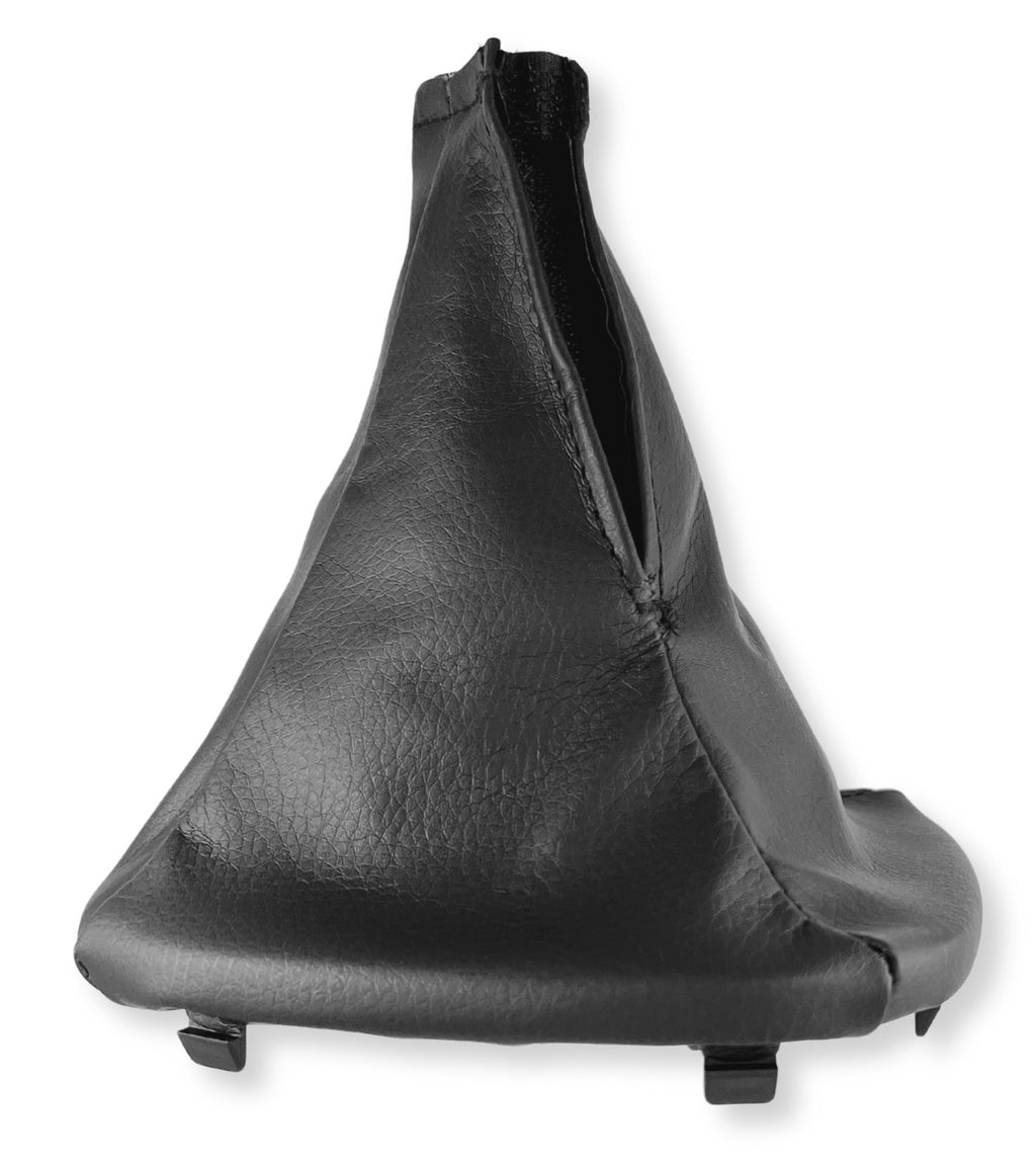 Cuffia Similpelle con Ghiera di Ritenzione Compatibile con Fiat Panda 319 2012+, Set Colore Nero