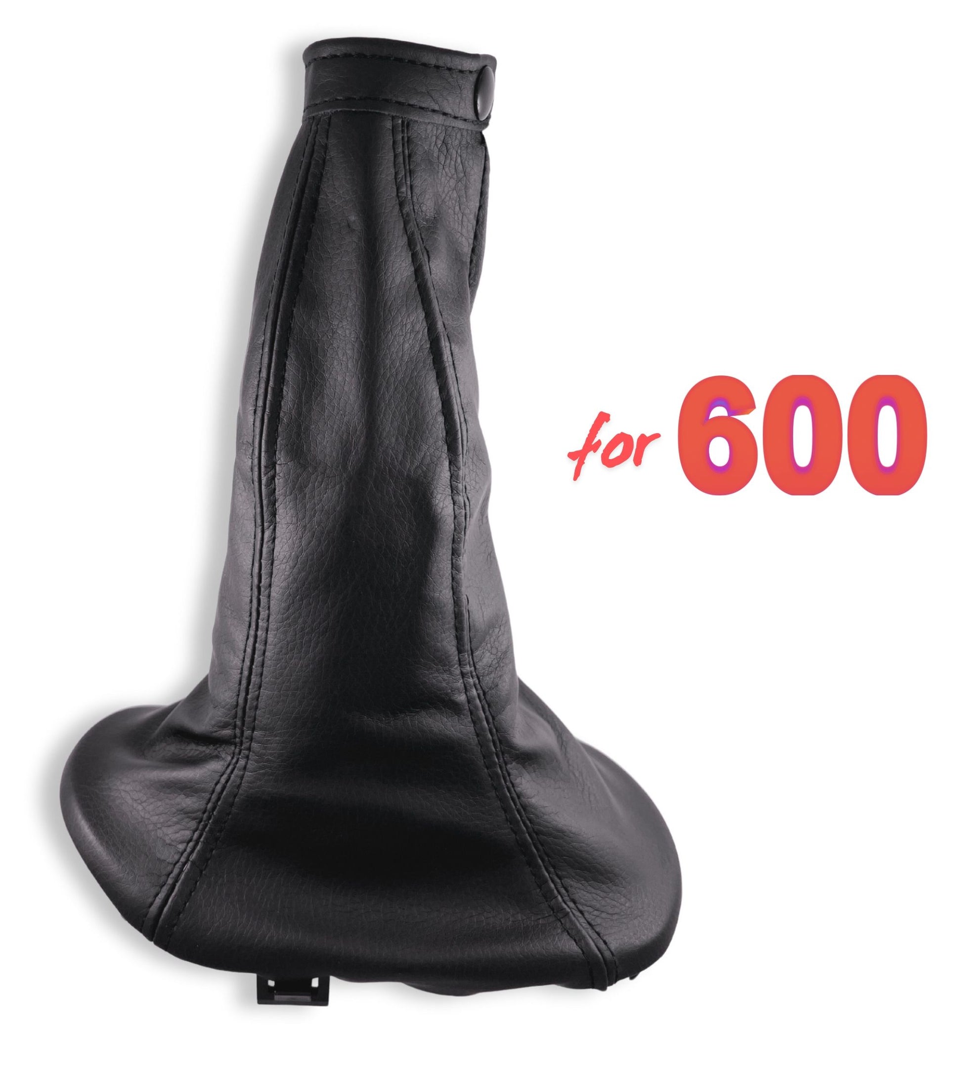 Gear Shift Boot in Faux Leather with Retention Ring Compatible with Fiat 600 Seicento 1998-2010 OE 735249804