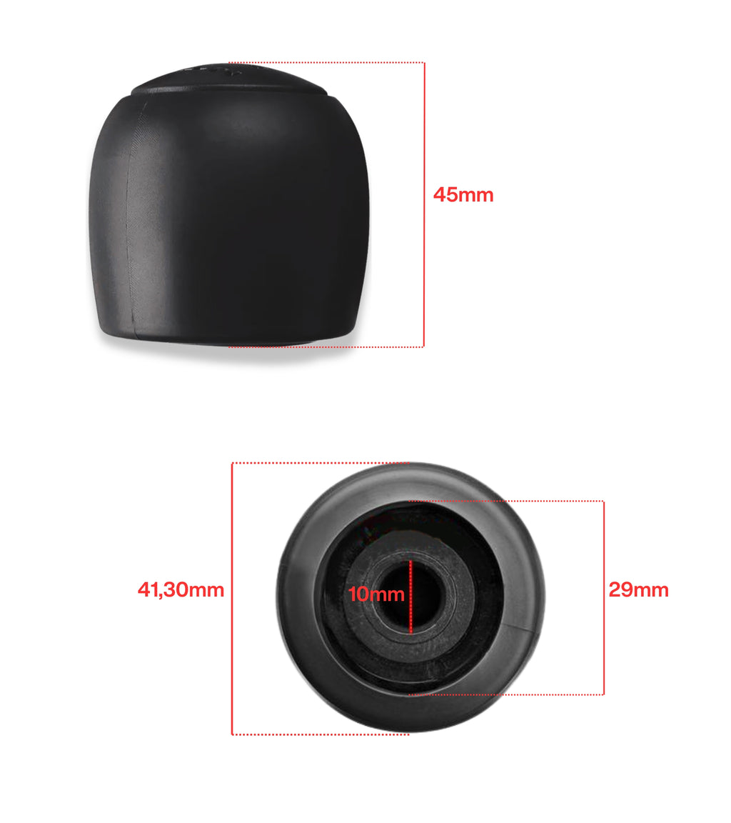 5 SPEED GEAR KNOB FOR FIAT 500 500C PANDA 2003 2012 (BLACK)
