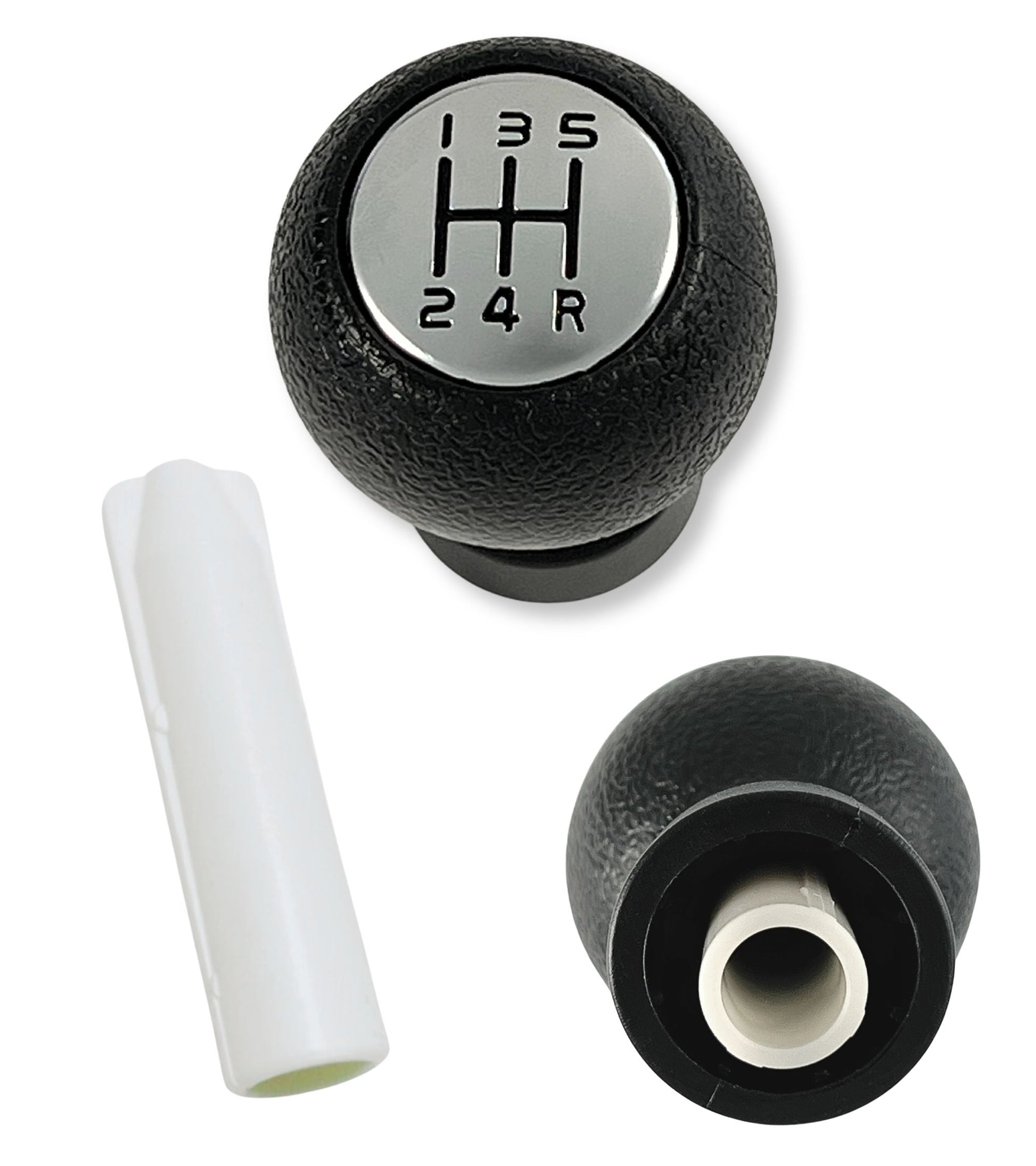 5 Speed ​​Gear Knob and Adapter Compatible with Suzuki Swift 2005-2010, Suzuki ALTO 2009-2014, Fiat Sedici 2005-2013, OEM Code 28113M75J21-GJL, for T-Shaped Gear Shift Lever