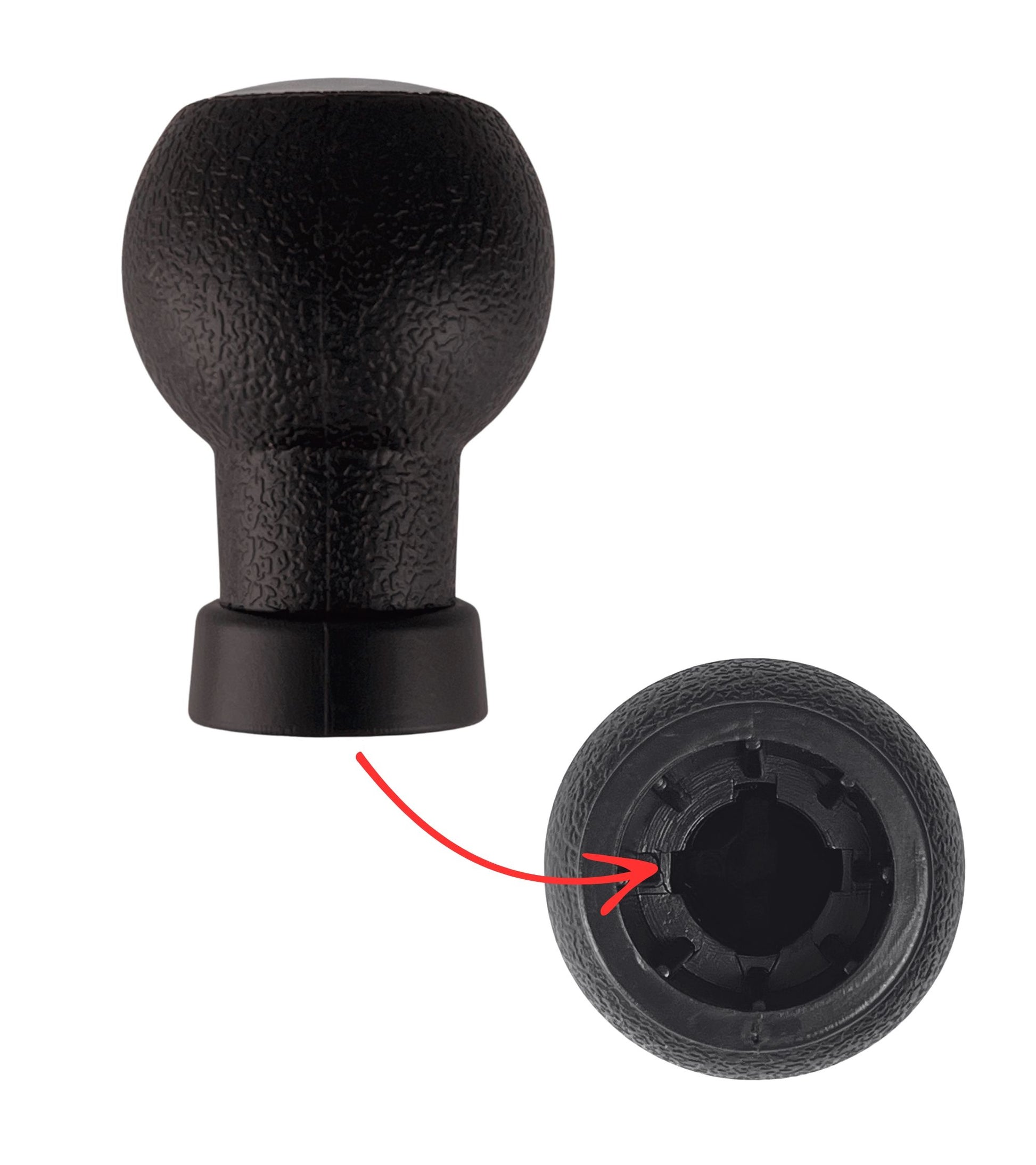 5 Speed ​​Gear Knob Compatible with Suzuki Swift 2005-2010, Suzuki ALTO 2009-2014, Fiat Sedici 2005-2013, OEM Code 28113M75J21-GJL, for T-Shaped Gear Shift Lever