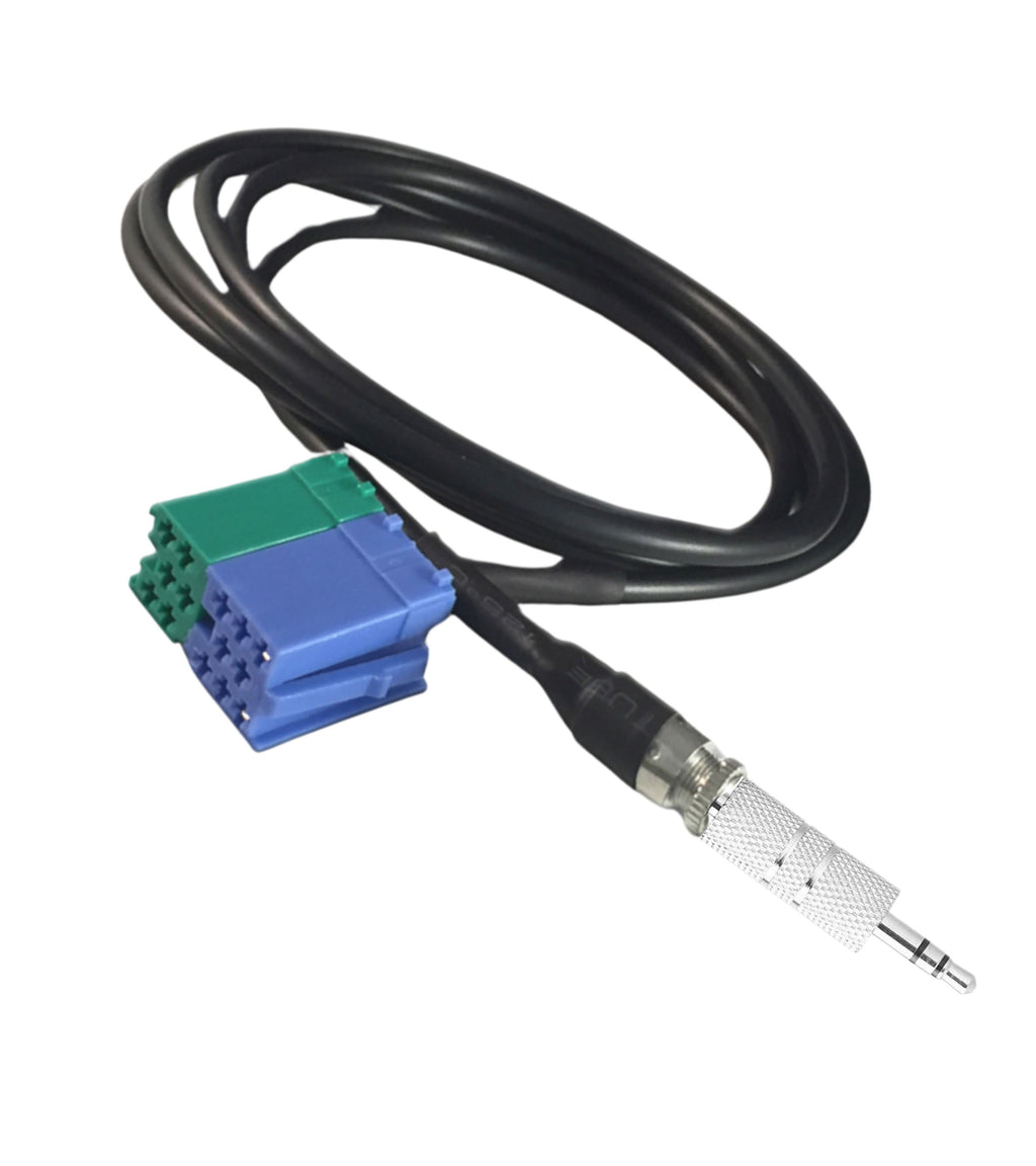 AUX Kit Compatible with Fiat Bravo from 2007; AUX Cable Female 3.5mm 150cm; Visteon Car Radio Extractors; Double Jack Male 3.5mm Adapter