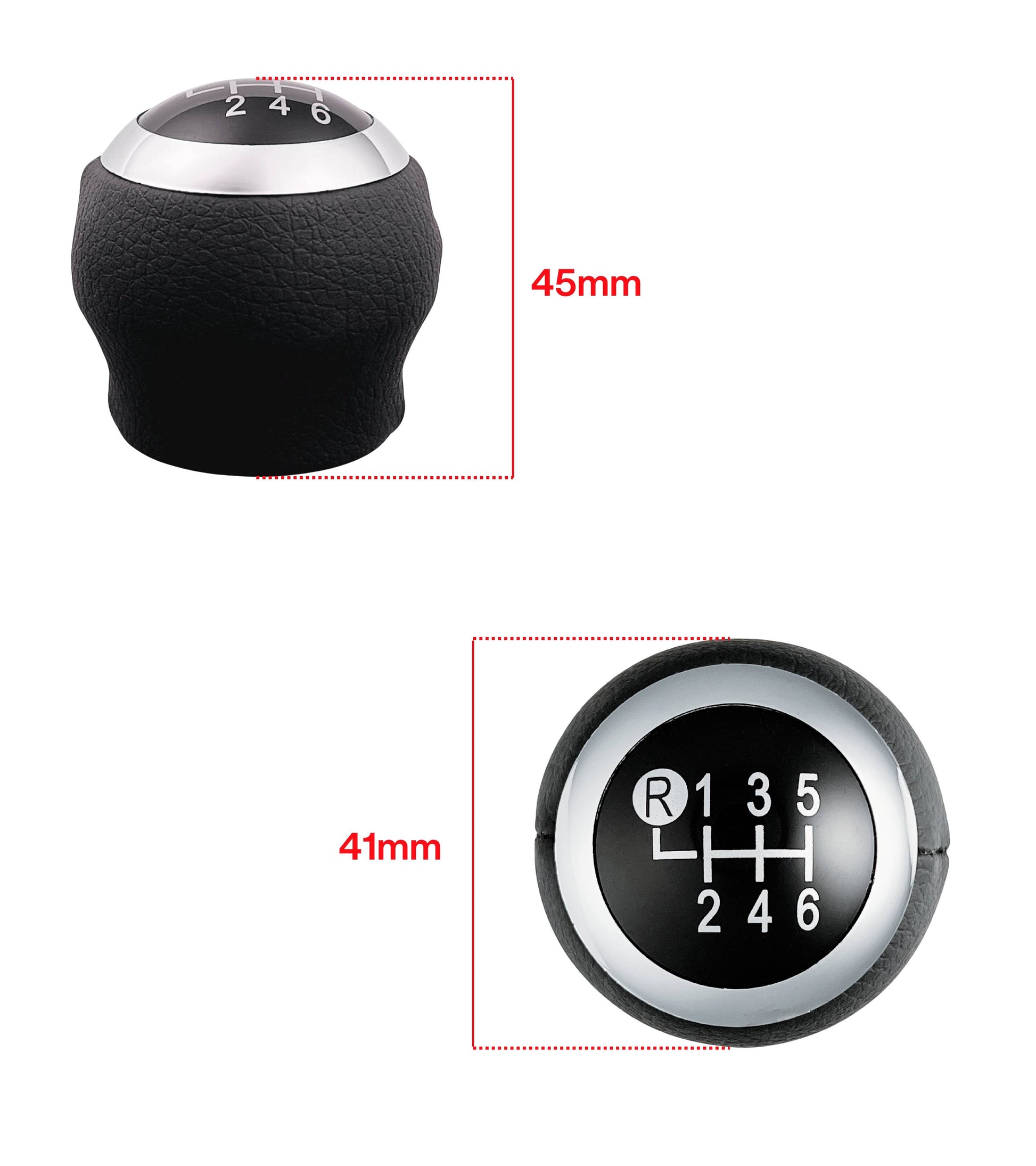 6 Speed ​​Gear Shift Knob Compatible with Toyota Yaris Avensis Rav4 Auris