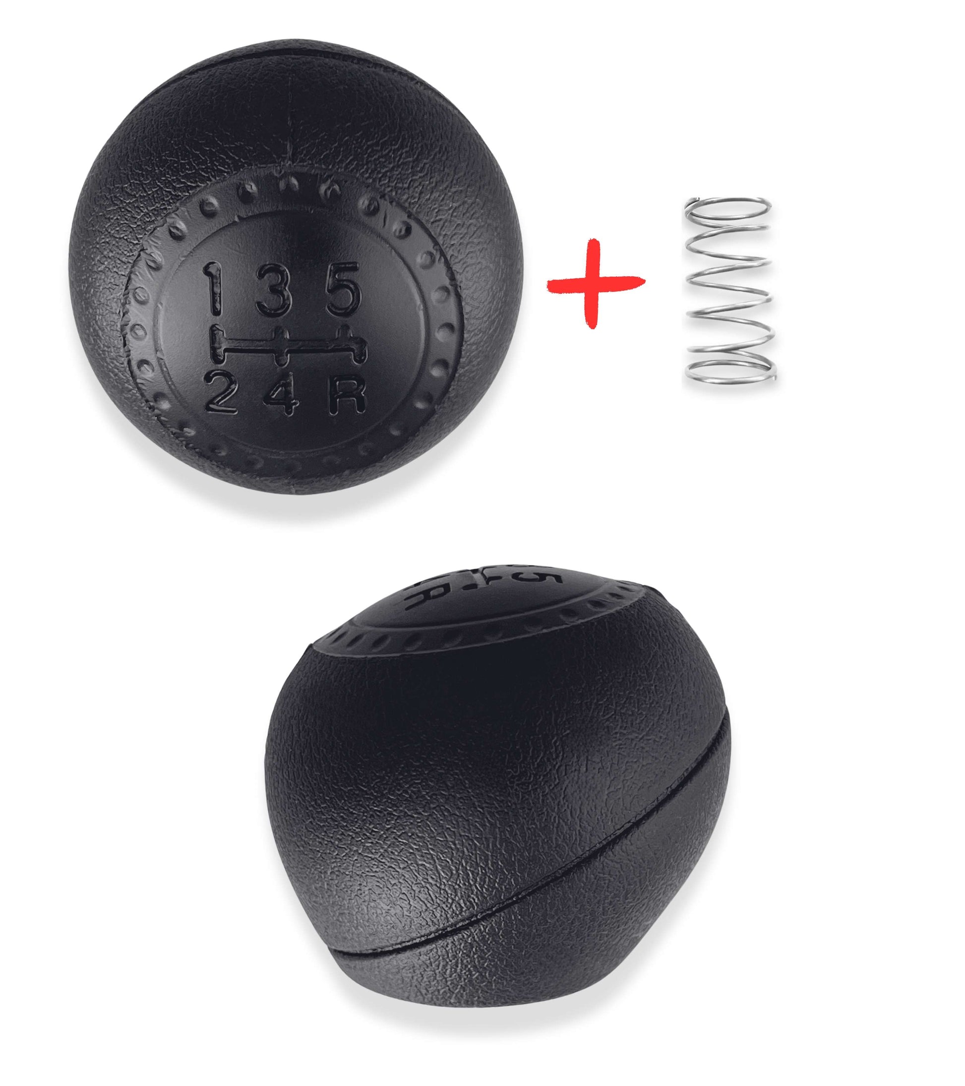 5 Speed ​​Knob and Medium Spring for Gear Lever Compatible with Fiat Punto 188 1999-2012 (with courier)