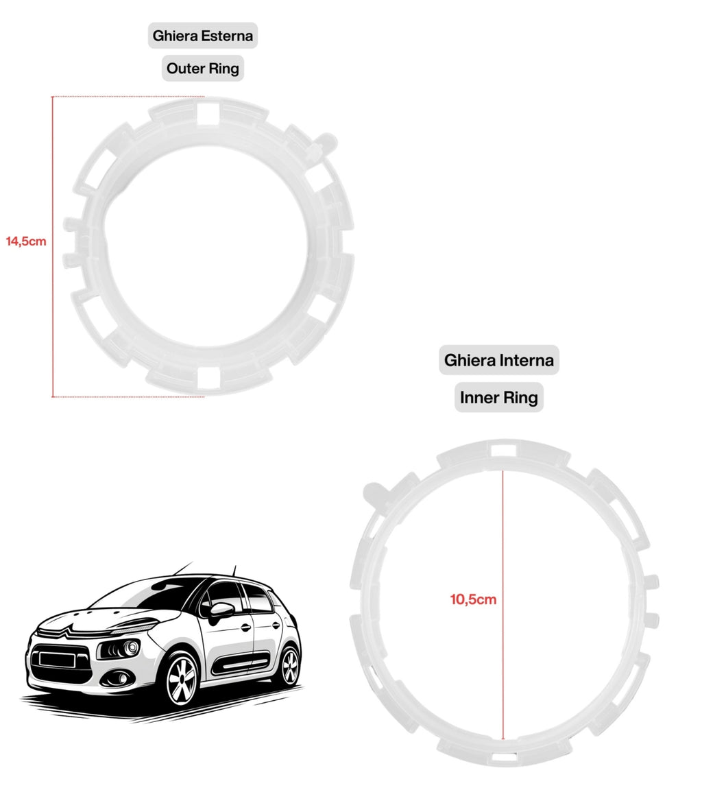 Retention Ring Mask Support Lever Gear Stick for Gaiter Bag Compatible with Citroen C3 2003-2009 and C2 2003-2010