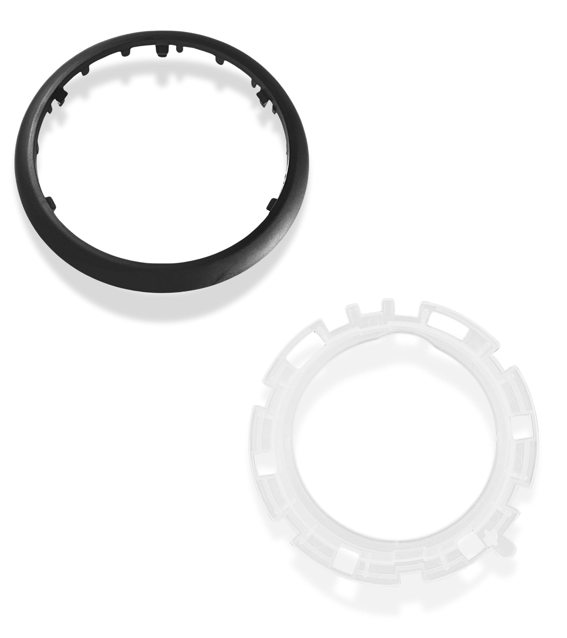 Black External Frame and Ring Kit Gear Lever Boot Frame Compatible with Citroen C3 2003-2009 and C2 2003-2010