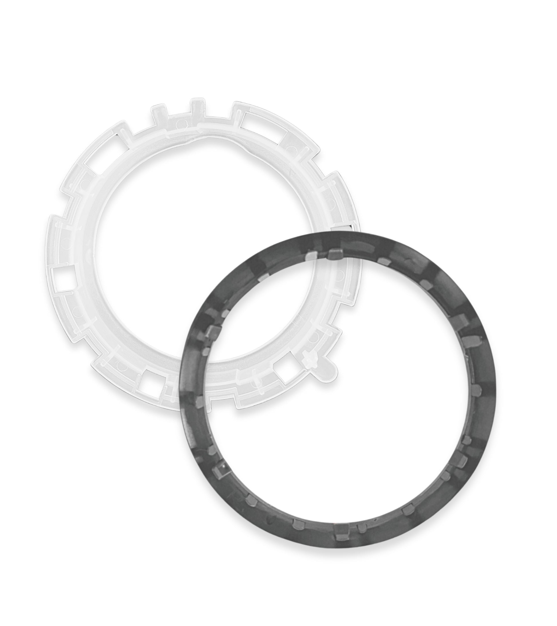 Black External Frame and Ring Kit Gear Lever Boot Frame Compatible with Citroen C3 2003-2009 and C2 2003-2010