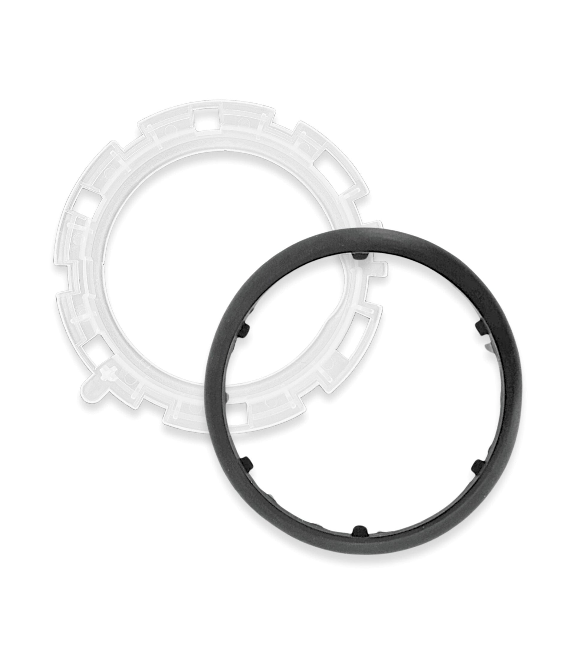 Black External Frame and Ring Kit Gear Lever Boot Frame Compatible with Citroen C3 2003-2009 and C2 2003-2010