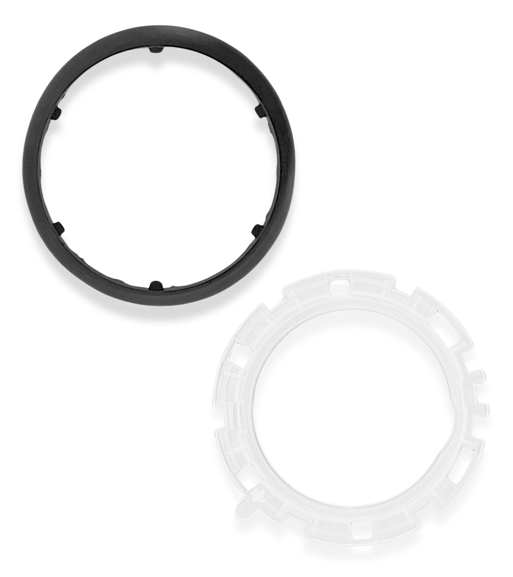 Black External Frame and Ring Kit Gear Lever Boot Frame Compatible with Citroen C3 2003-2009 and C2 2003-2010