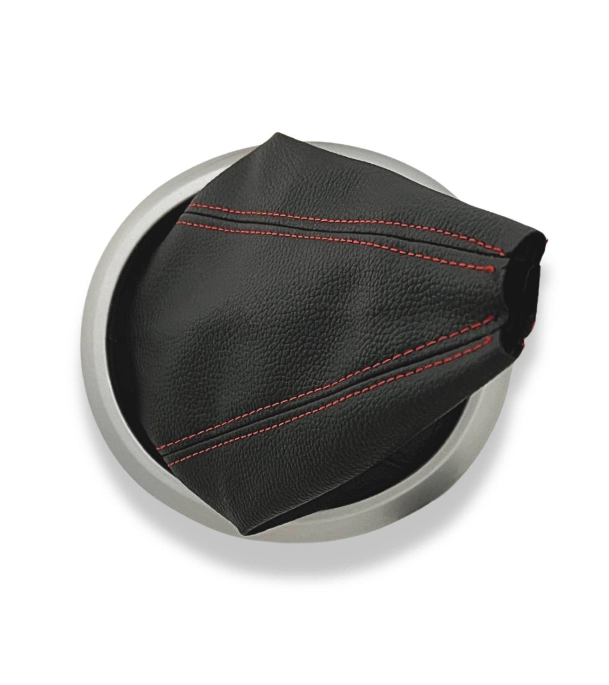 Black Boot Kit with Red Stitching and Gear Shift Ring Compatible with Suzuki Swift 2005-2010, Suzuki SX4 2007-2013, Suzuki ALTO 2009-2014