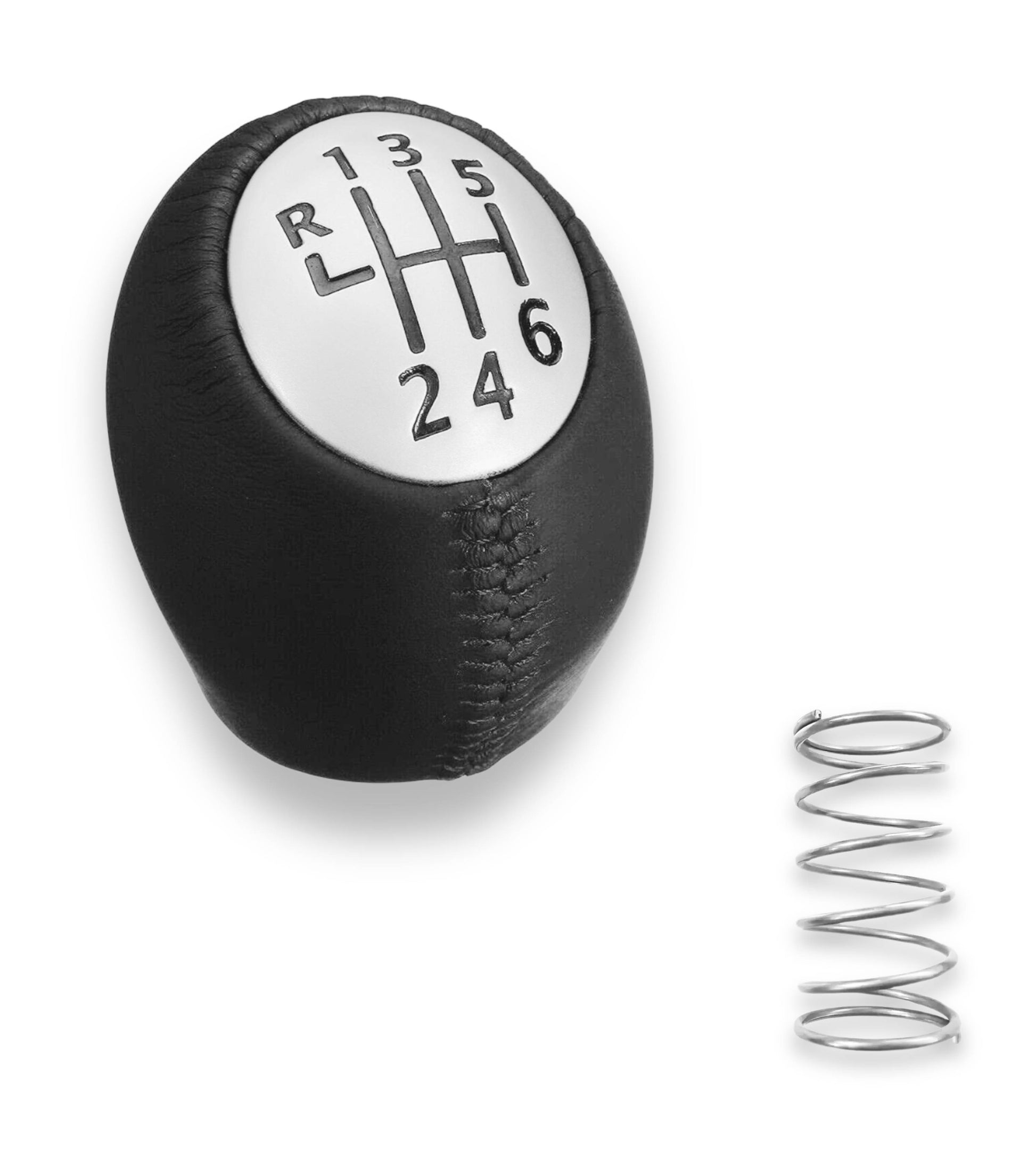 6 Speed ​​Gear Knob and Spring Compatible with Renault Megane Scenic Dacia Duster