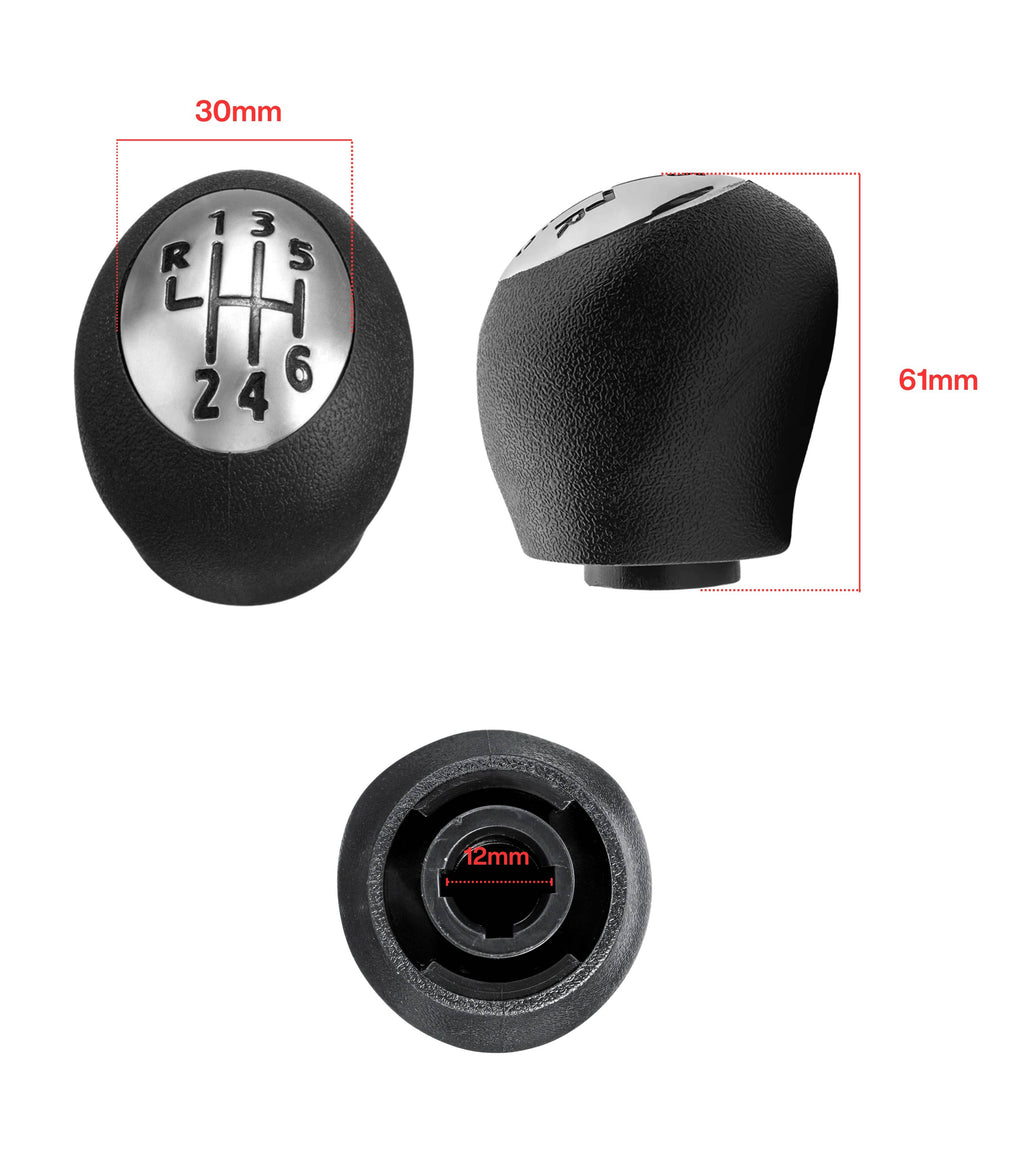 6 Speed ​​Plastic Knob and Spring for Gearbox Compatible with Renault Megane Scenic Dacia Duster