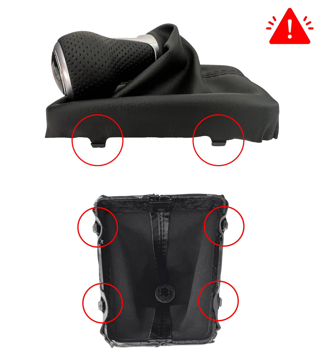 Gear Knob and Boot Kit Compatible with Audi A4 2007-2015, A5 2007-2017, Q5 2008+