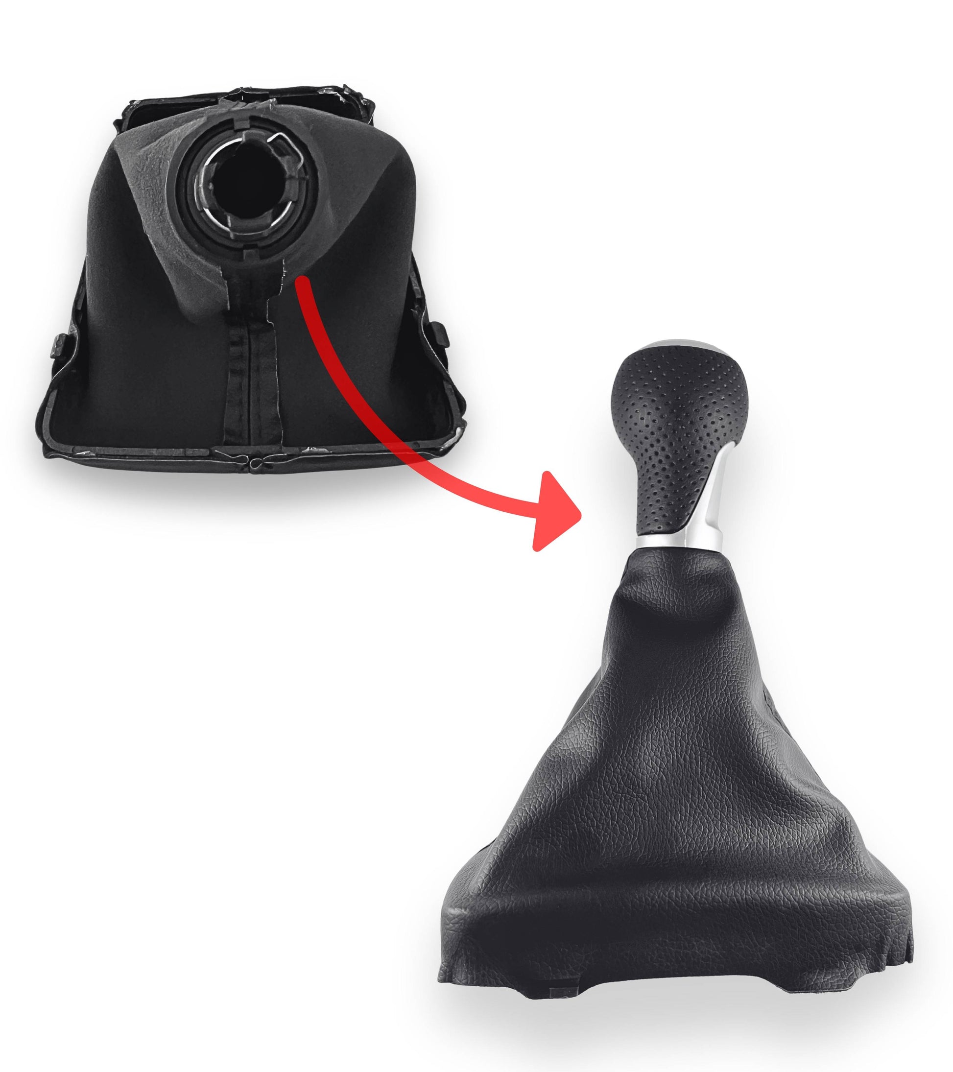 Gear Knob and Boot Kit Compatible with Audi A4 2007-2015, A5 2007-2017, Q5 2008+