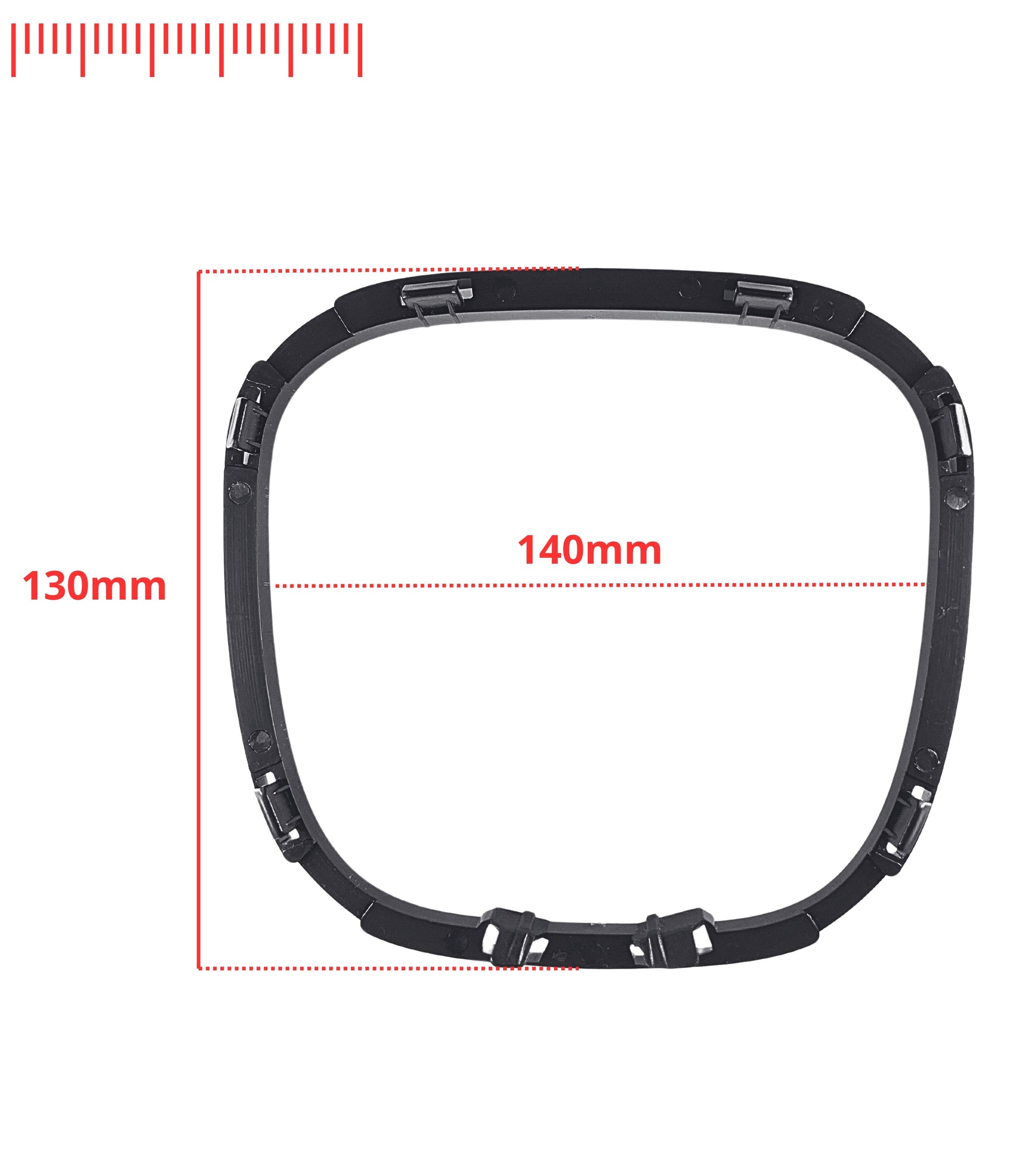 Gear Lever Retention Ring Compatible with Fiat Panda 319 2012+, 3rd Series, Gear Lever Boot Frame, OEM 142103122