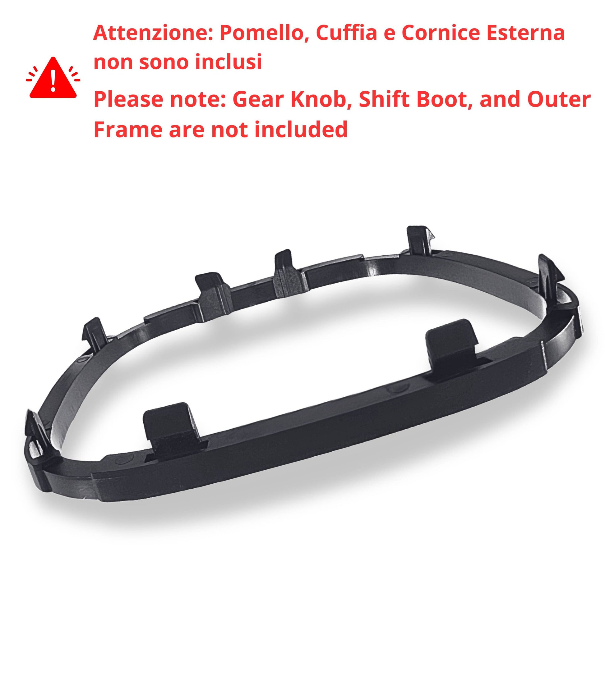 Gear Lever Retention Ring Compatible with Fiat Panda 319 2012+, 3rd Series, Gear Lever Boot Frame, OEM 142103122
