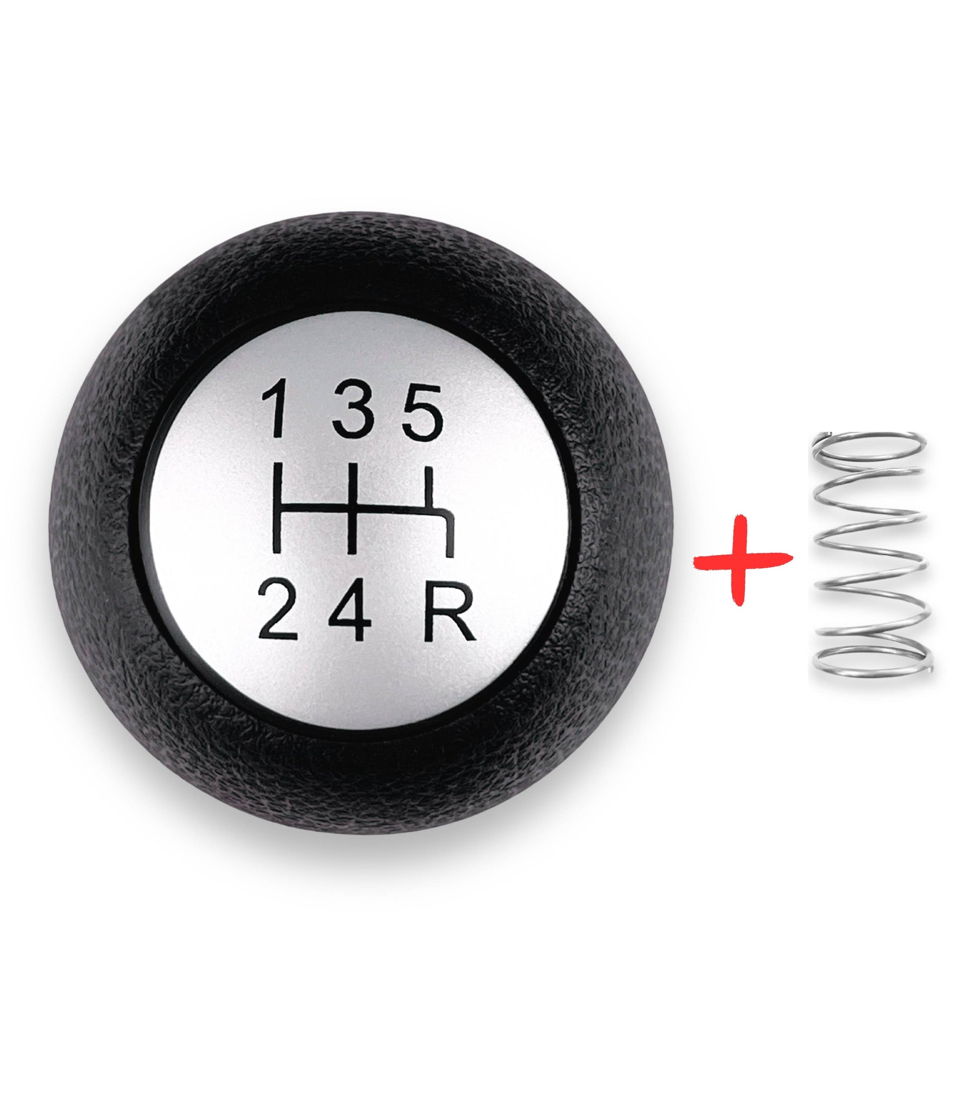 5 Speed ​​Gear Shift Knob &amp; Return Spring Compatible with Alfa Romeo 147 2000-2013, 156 1997-2005, GT 2003-2010