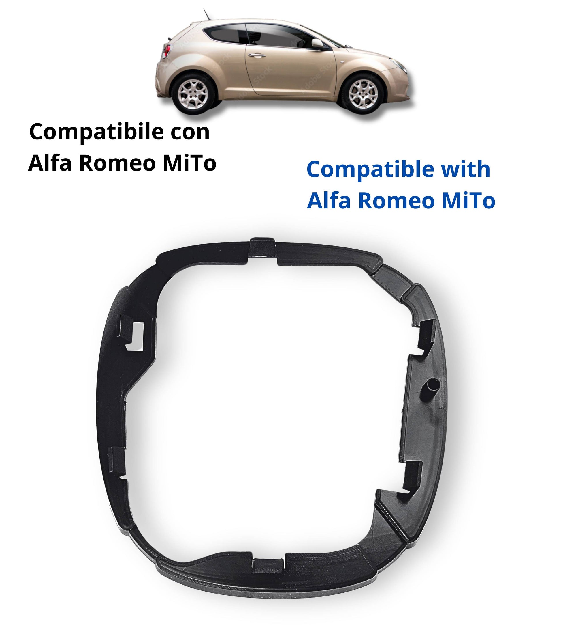 Gear Lever Retention Ring Compatible with Alfa Romeo MiTo from 2008 OEM 156088073 