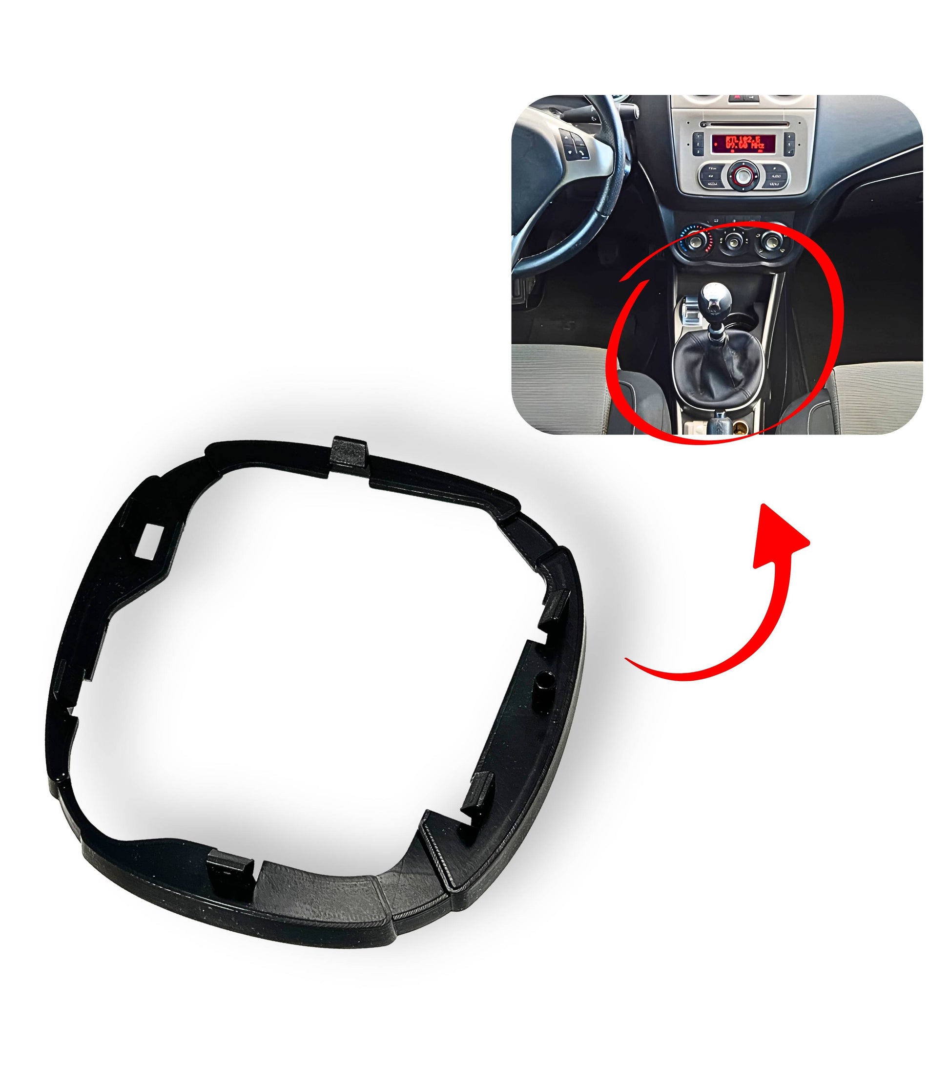 Gear Lever Retention Ring Compatible with Alfa Romeo MiTo from 2008 OEM 156088073 