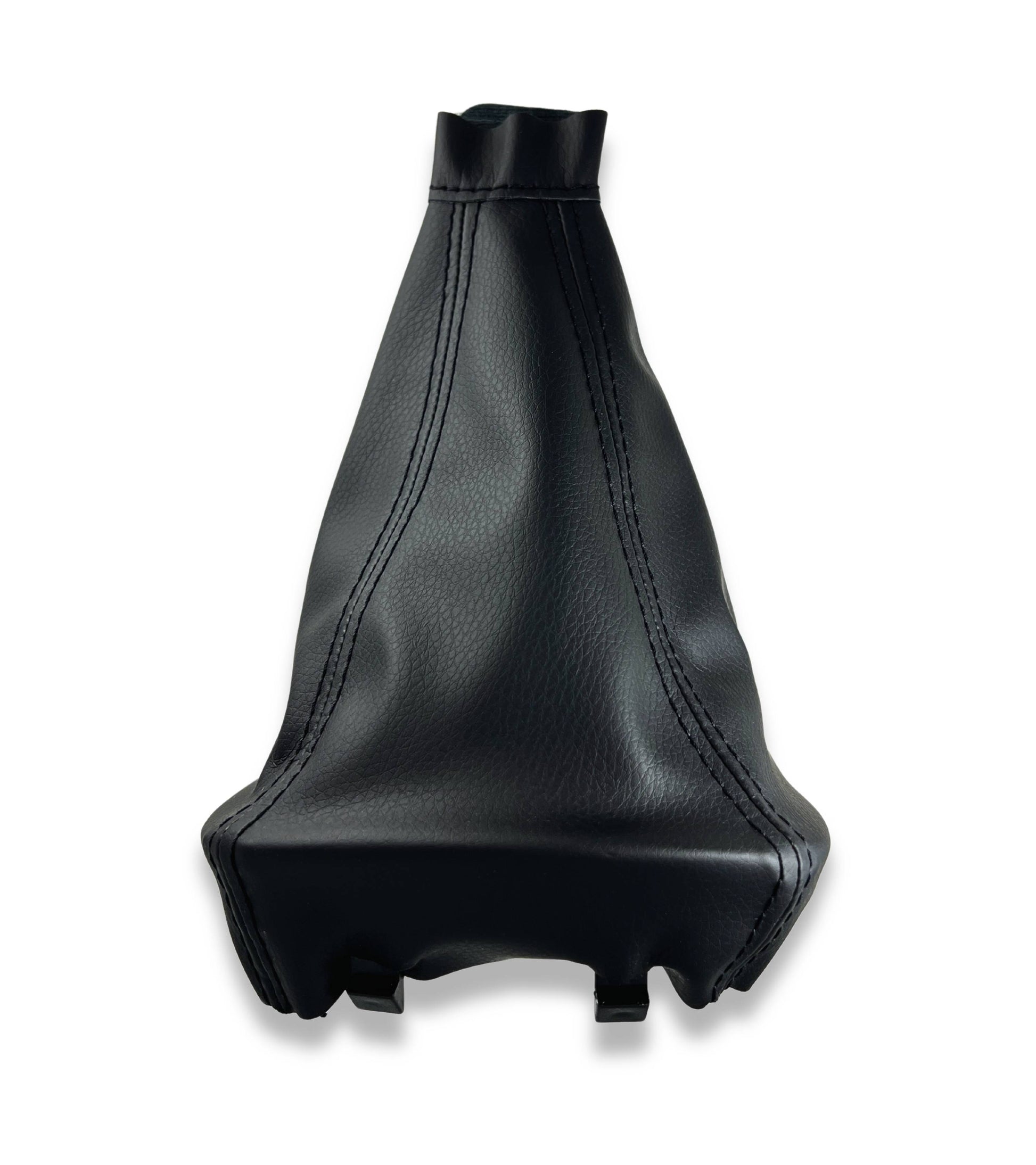 Black Gear Shift Boot with Retention Ring Compatible with Fiat 500L from 2012 to 2017, OEM 735576477