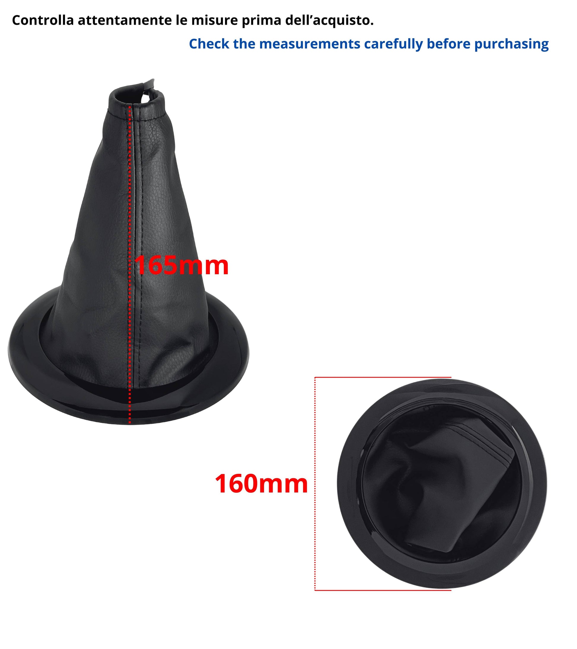 Kit Cuffia Nera Cambio con Cornice Nera e Ghiera di Ritenzione, Compatibile con Renault Megane Ii 2002-2009, Oem 8200454975 8200079096