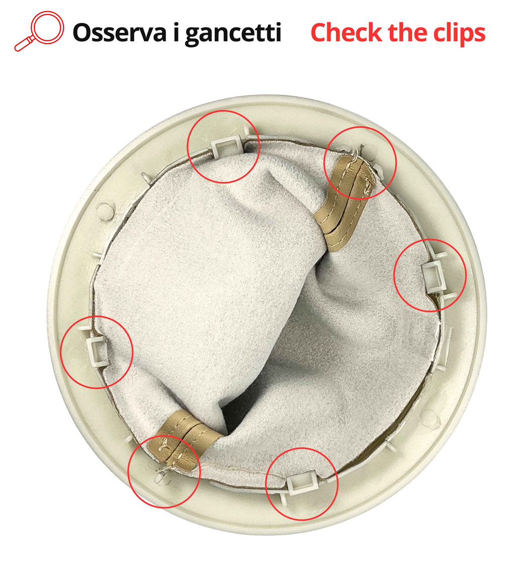Kit Cuffia Beige Cambio con Cornice Argento e Ghiera di Ritenzione, Compatibile con Renault Megane Ii 2002-2009