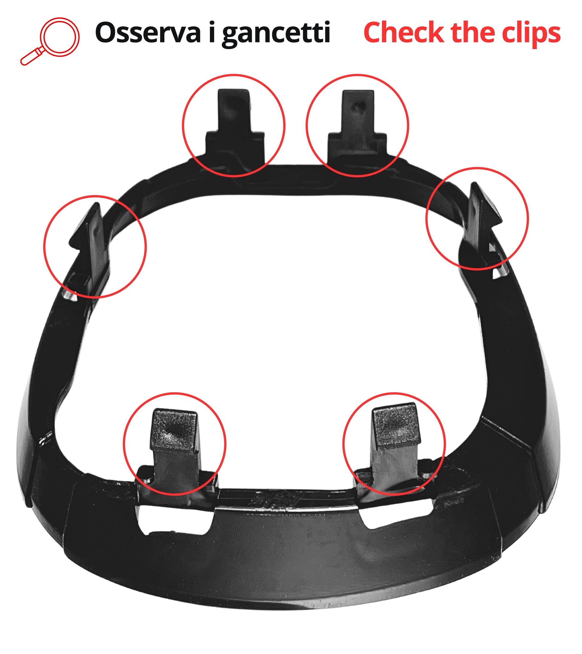 Manual Gear Shift Lever Retention Ring, Inner Frame Lower Bezel Compatible with Fiat 500L 2012-2017, OEM 735576477