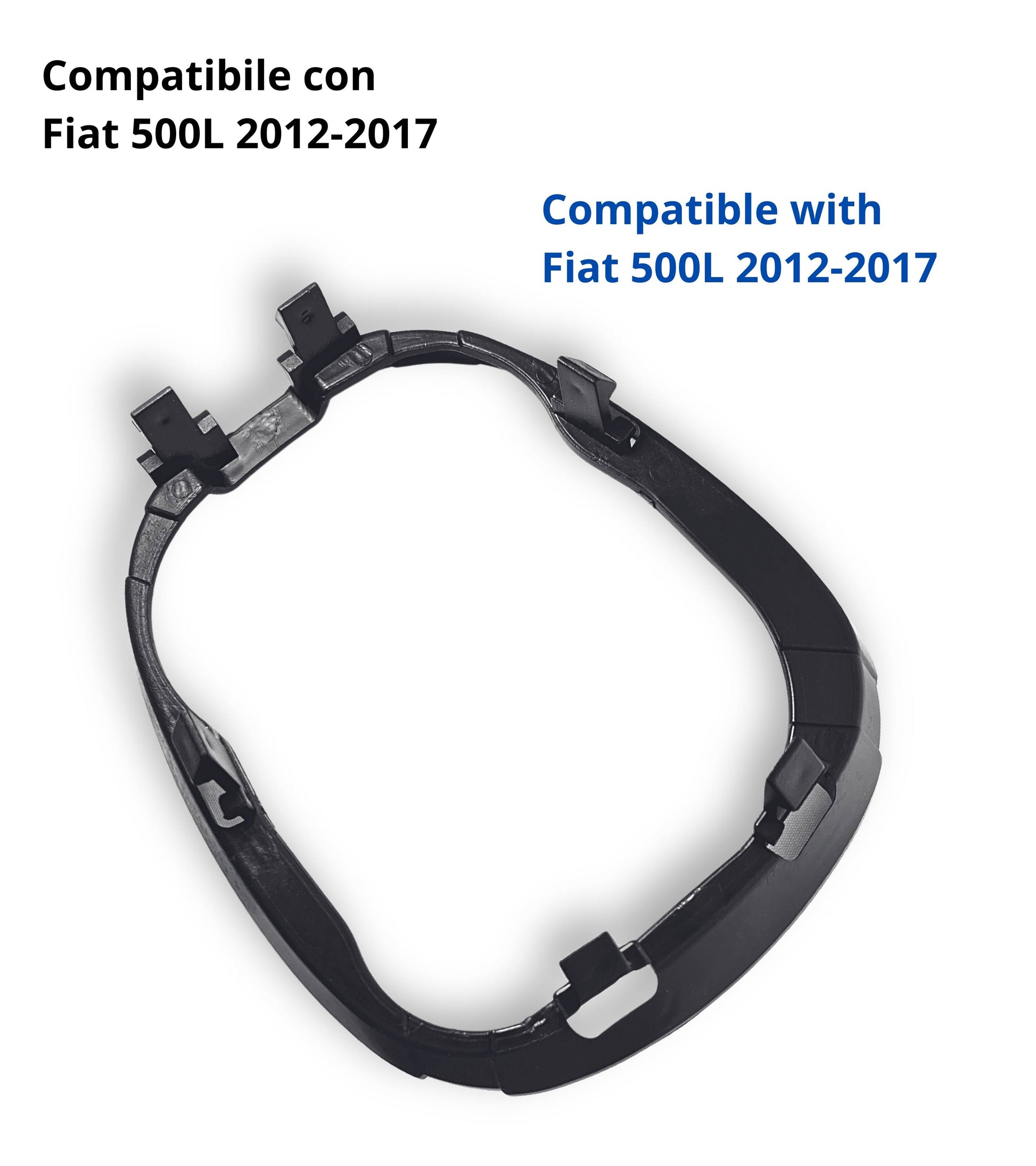 Manual Gear Shift Lever Retention Ring, Inner Frame Lower Bezel Compatible with Fiat 500L 2012-2017, OEM 735576477