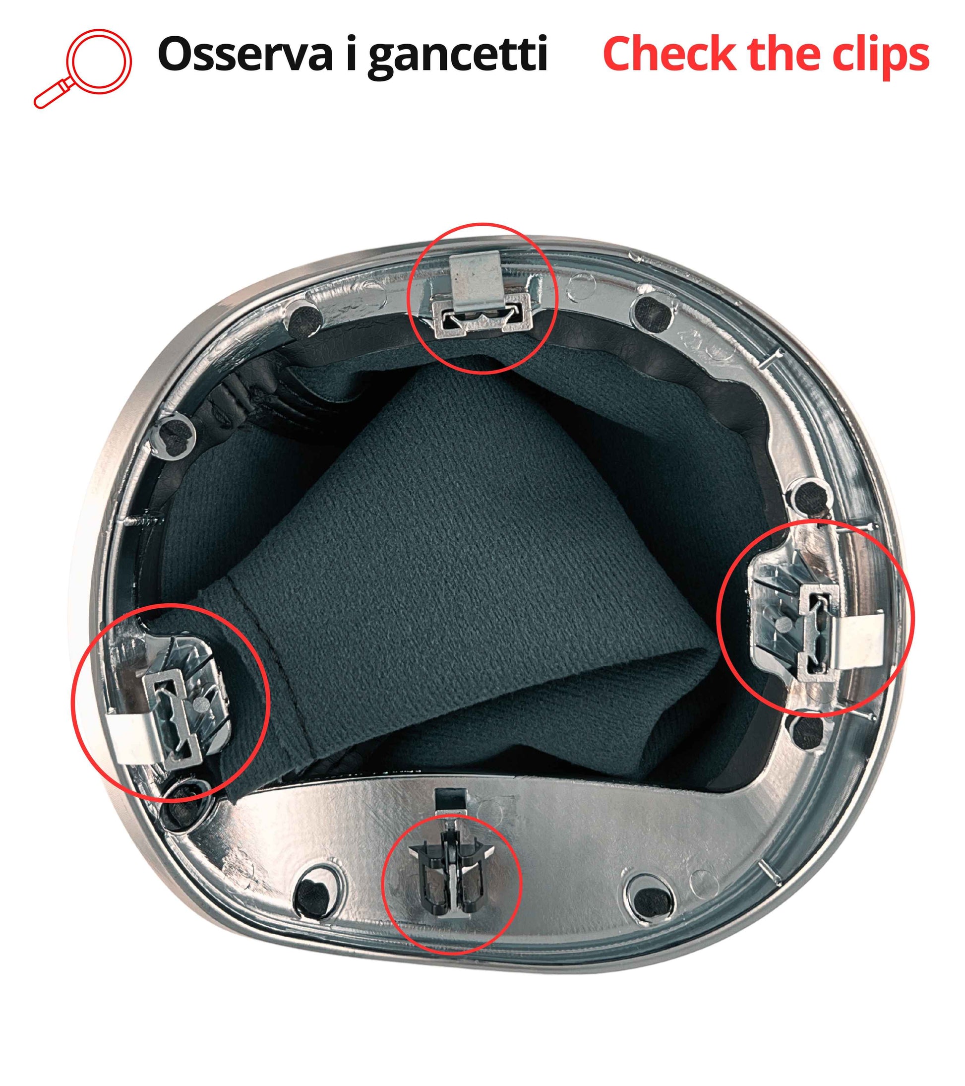 5 Speed ​​Gear Knob Kit with Boot and Frame Compatible with Lancia Ypsilon (843) 2003–2011 OEM 6930520 735442310