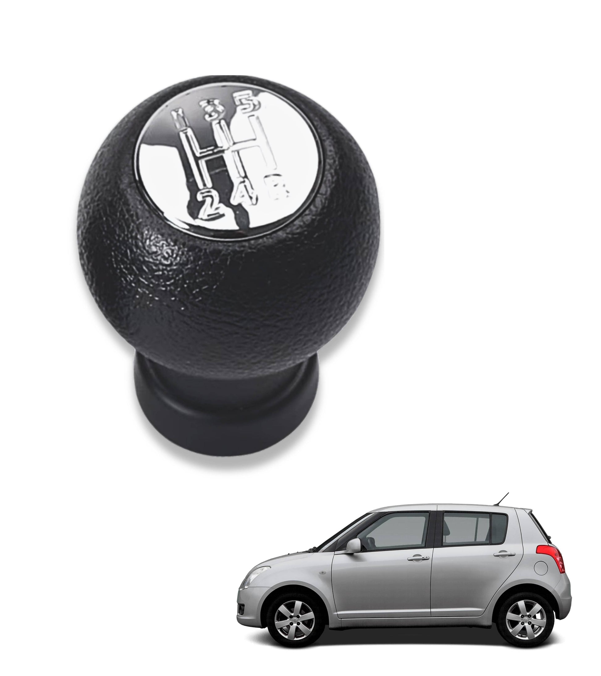 5 Speed ​​Manual Gear Shift Knob Compatible with Suzuki Swift SX4 Alto S-Cross – O-Shape Gear Shift Lever