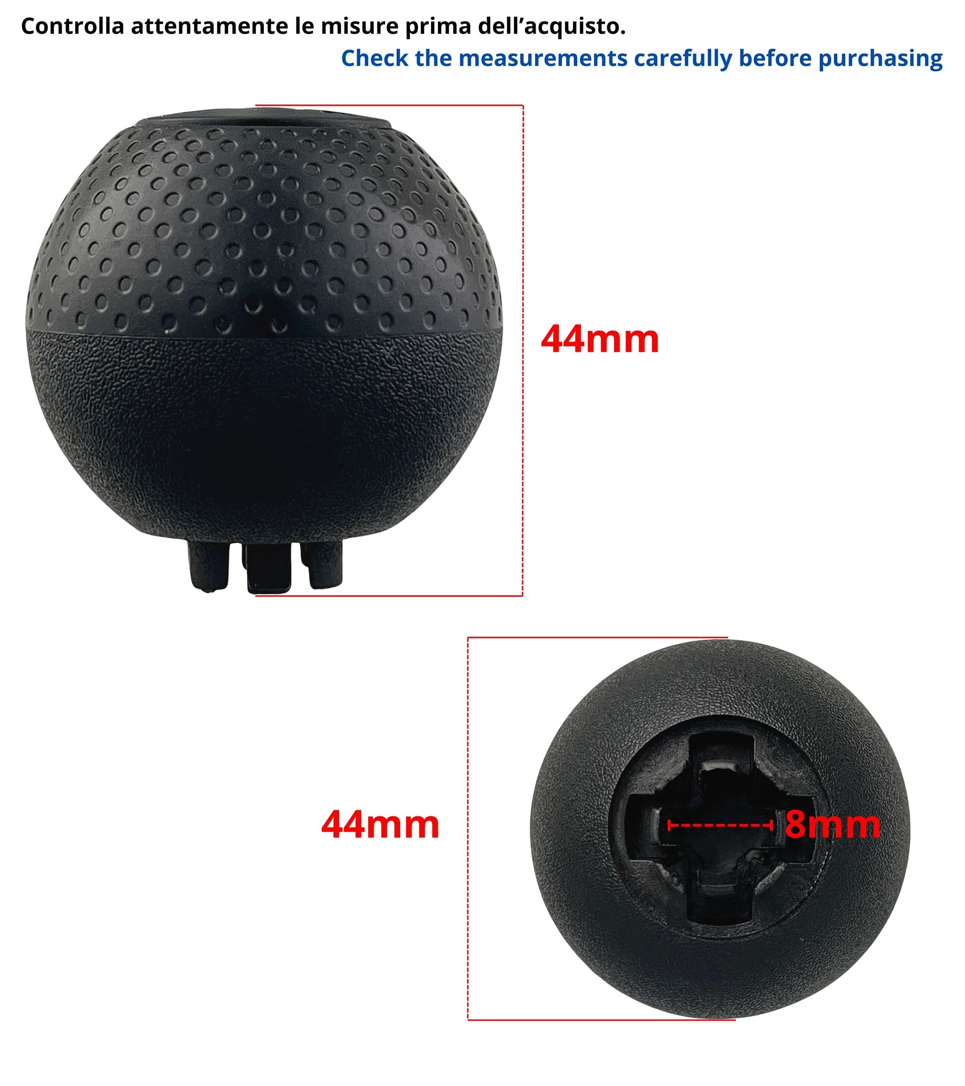 Automatic Gear Shift Knob Compatible with Smart Fortwo 450 1998–2014 | Aftermarket Replacement Gear Shift Knob | Compatible with OEM 866789887