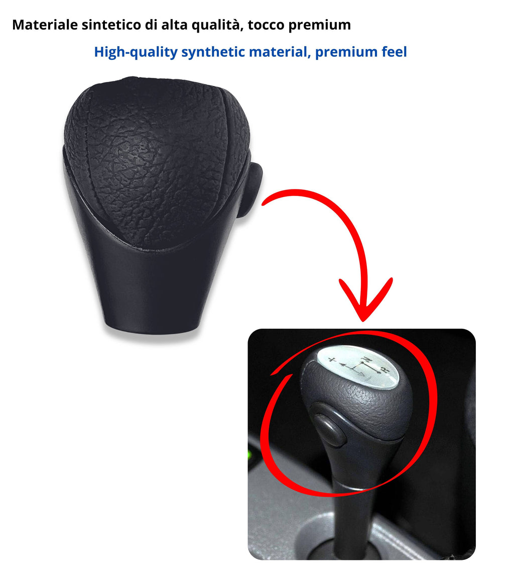 Automatic Gear Shift Knob with Side Button Compatible with Smart Fortwo 450 451 1998–2019, Compatible with Roadster 452 2003–2006