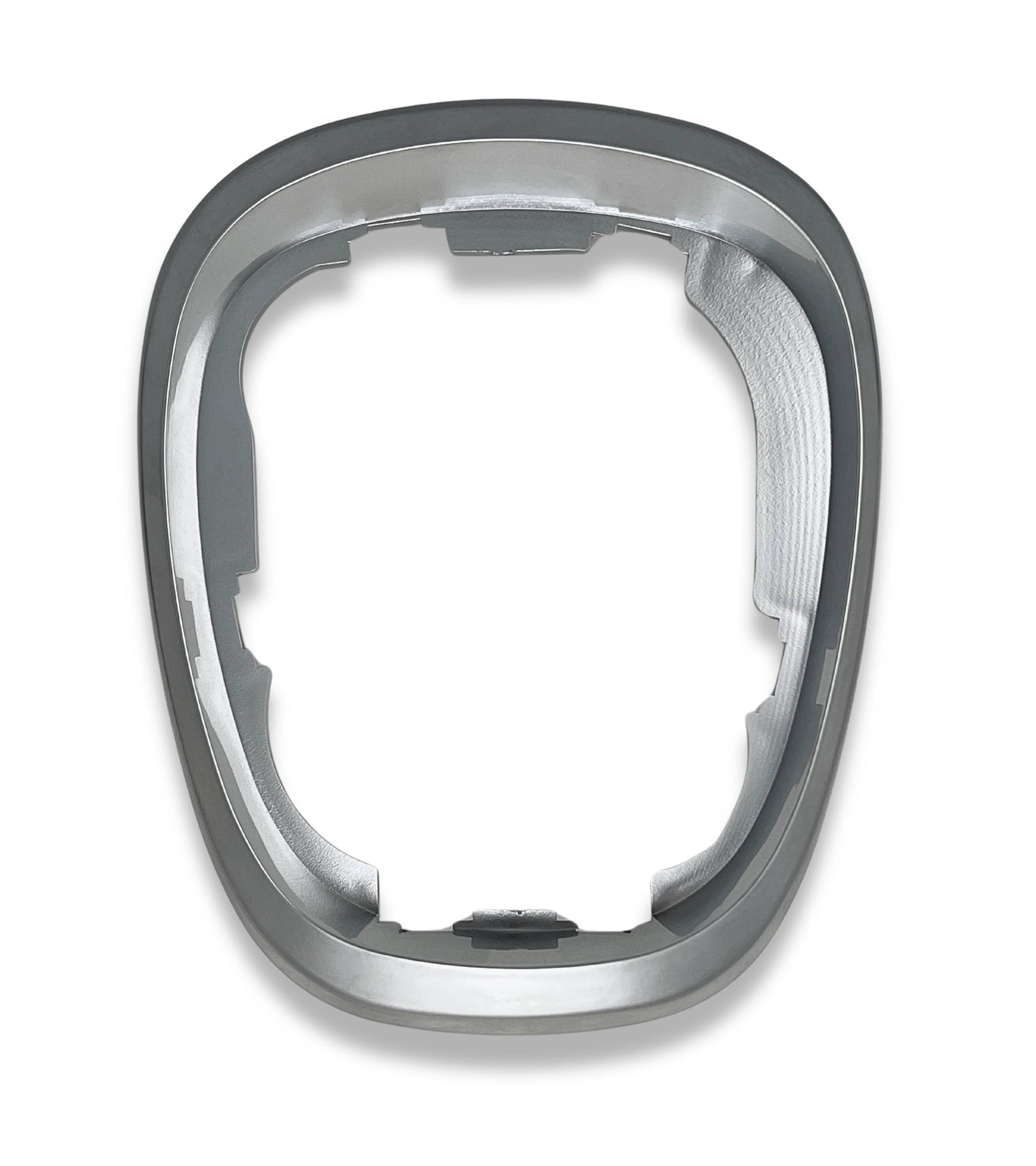 Satin External Frame for Gear Shift Boot Compatible with Fiat 500L (2012–2017) Color Silver Gray OEM 735547556 735547557