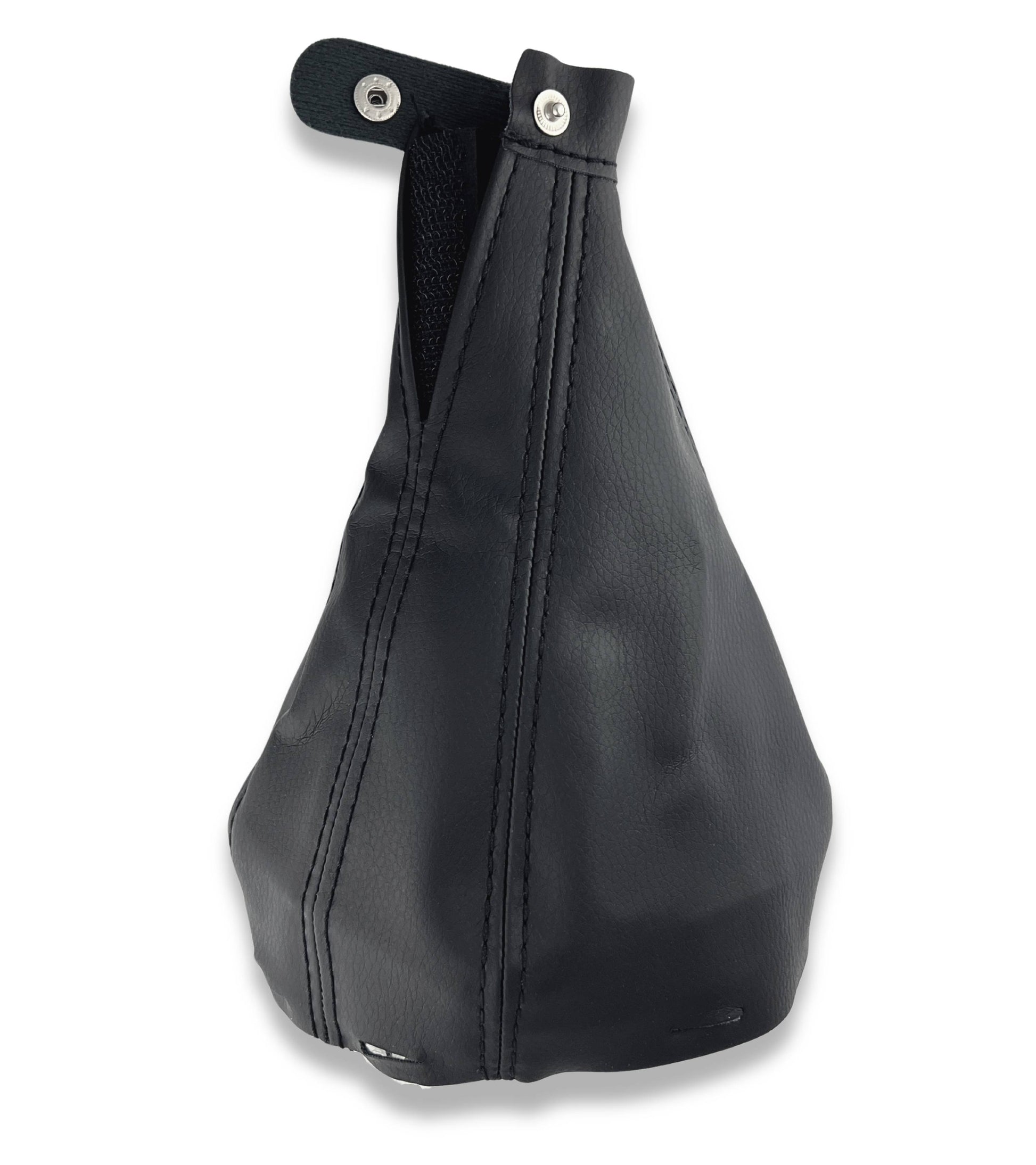 Black Gear Shift Boot Compatible with Fiat 500L (2012–2017) with Button and Velcro | Boot Only, Without Inner Ring and Outer Frame | OEM 735576477 