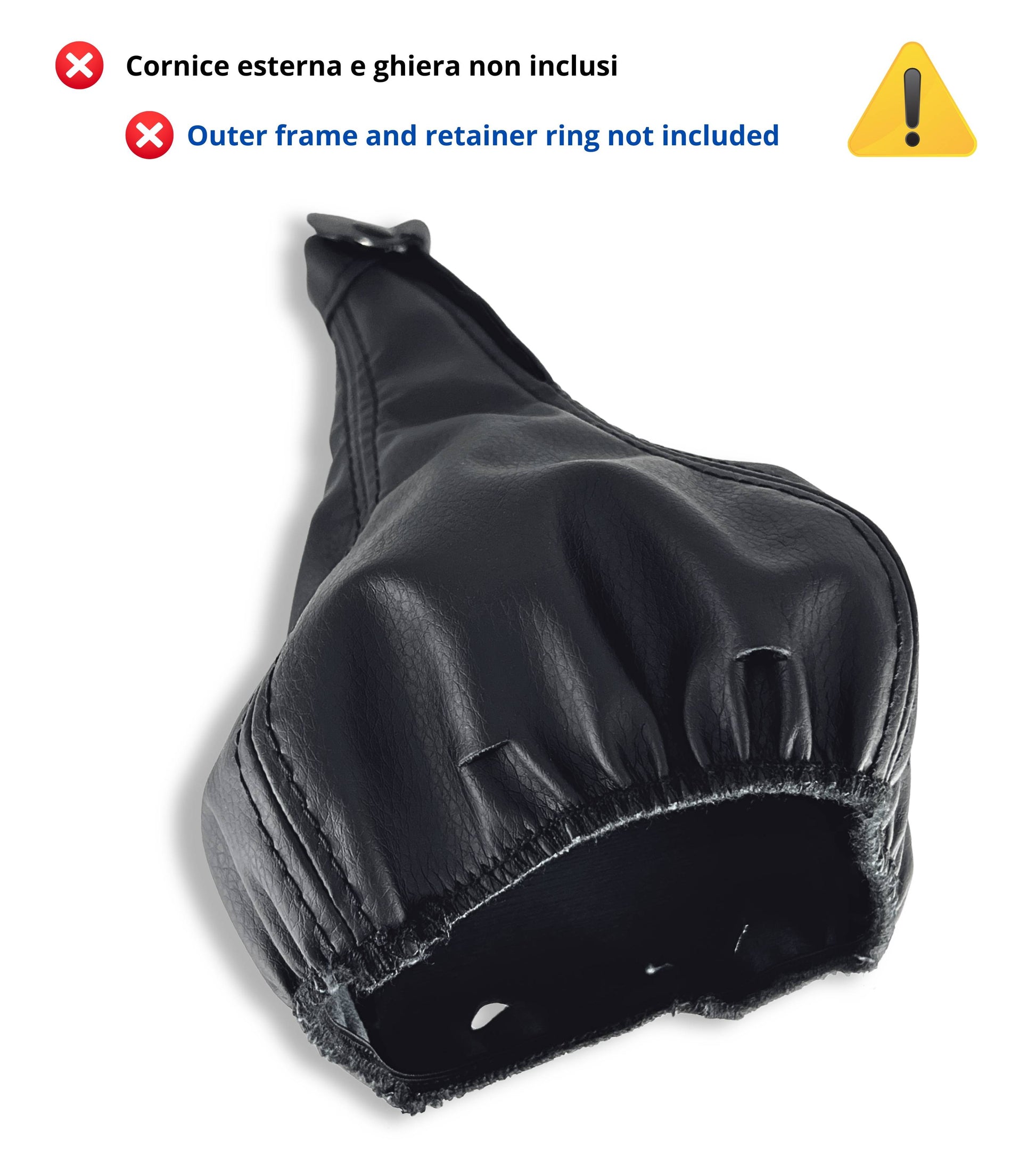 Gear Shift Boot Compatible with Alfa Romeo MiTo from 2008, Frame and Ring not included, for OEM 156088073