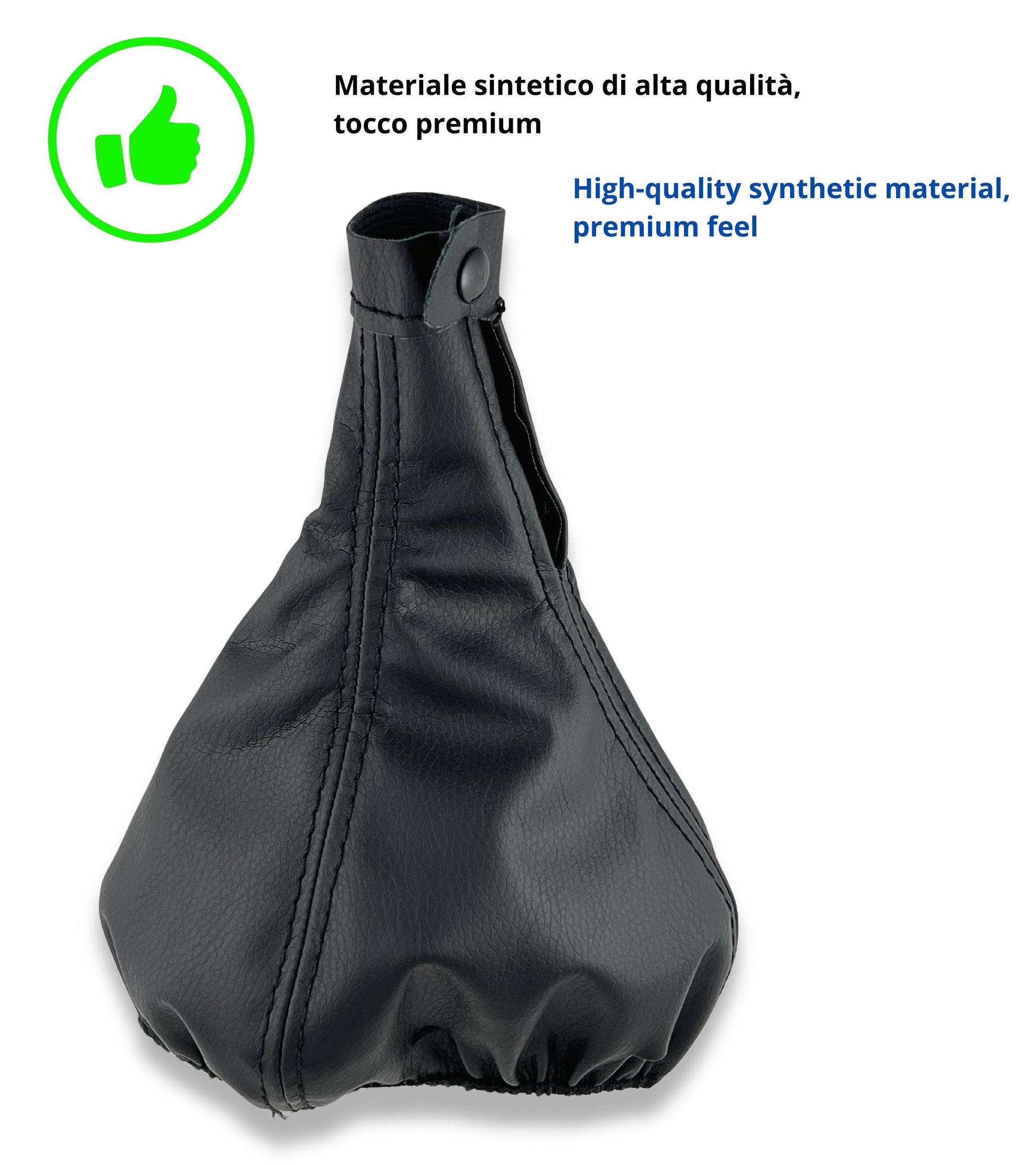 Gear Shift Boot Compatible with Alfa Romeo MiTo from 2008, Frame and Ring not included, for OEM 156088073
