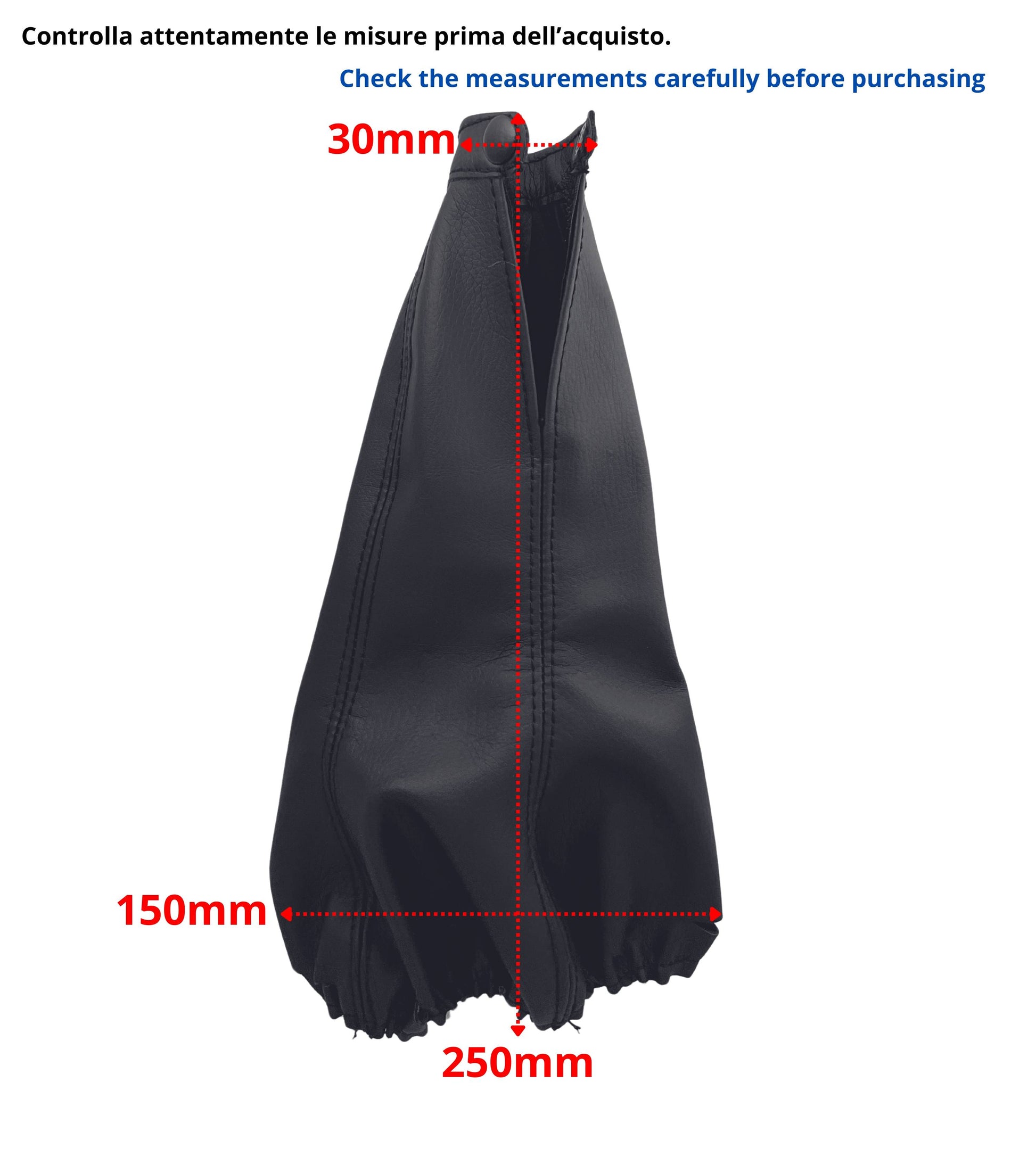 Gear Shift Boot Compatible with Fiat 600 Seicento 1998–2010, OEM 735249804, Frame and Ring Not Included