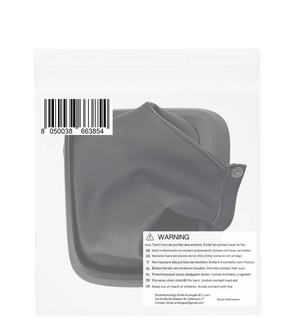 Kit Cuffia Cambio con Cornice Nera e Ghiera di Ritenzione, Compatibile con Fiat Tipo 356 2015+, Fiat Tipo 357 2016+, Fiat Tipo 358 2016+