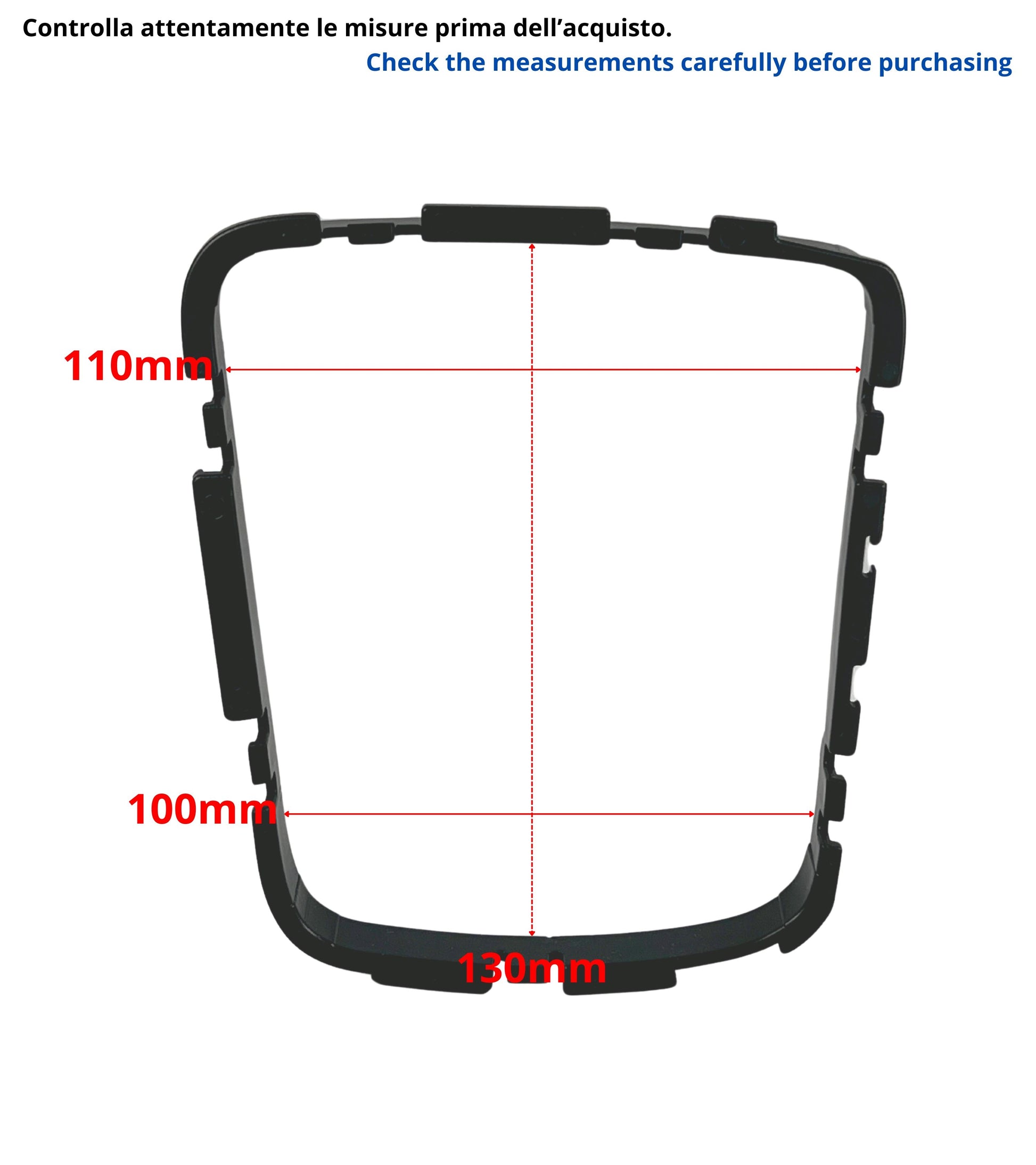 Retention Ring, Inner Frame for Gear Shift Boot, Compatible with Fiat Tipo 356 2015+, Fiat Tipo 357 2016+, Fiat Tipo 358 2016+