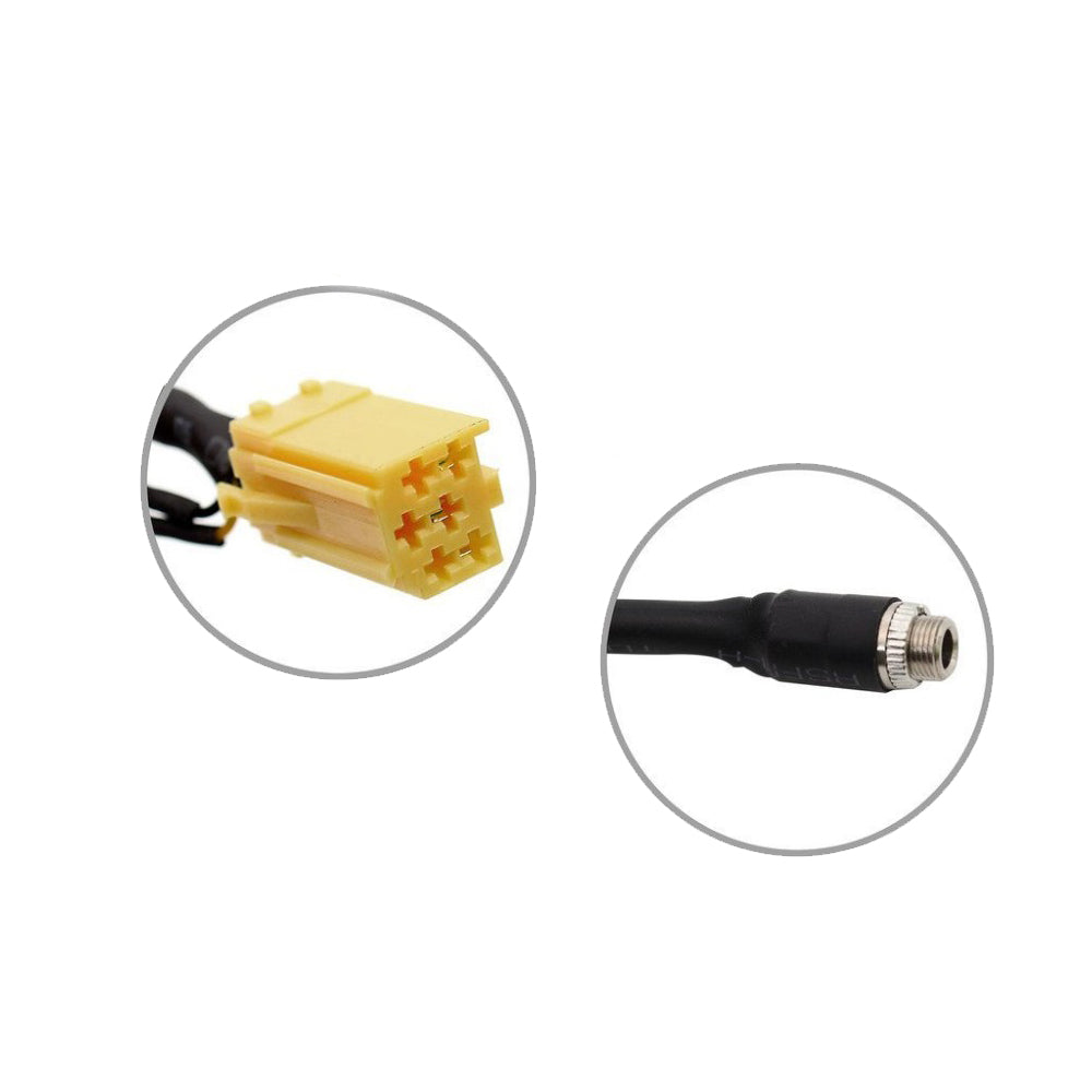 Cavo Aux Compatibile con Radio Blaupunkt, Compatibile con Fiat Grande Punto, 500, Jack Femmina e Kit Estrazione Autoradio
