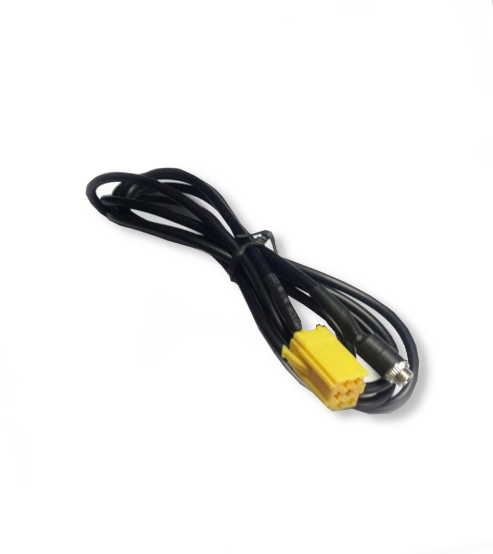 Cavo Aux Compatibile con Radio Blaupunkt, Compatibile con Fiat Grande Punto, 500, Jack Femmina e Cavo Stereo (Nero) Jack Maschio