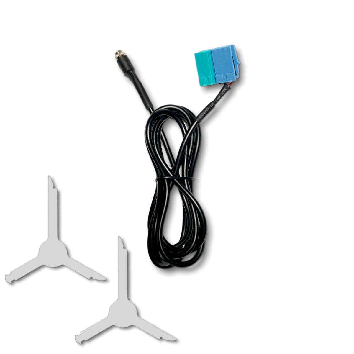 Cavo AUX jack femmina compatibile con Fiat Bravo dal 2007 + kit smontaggio autoradio Visteon