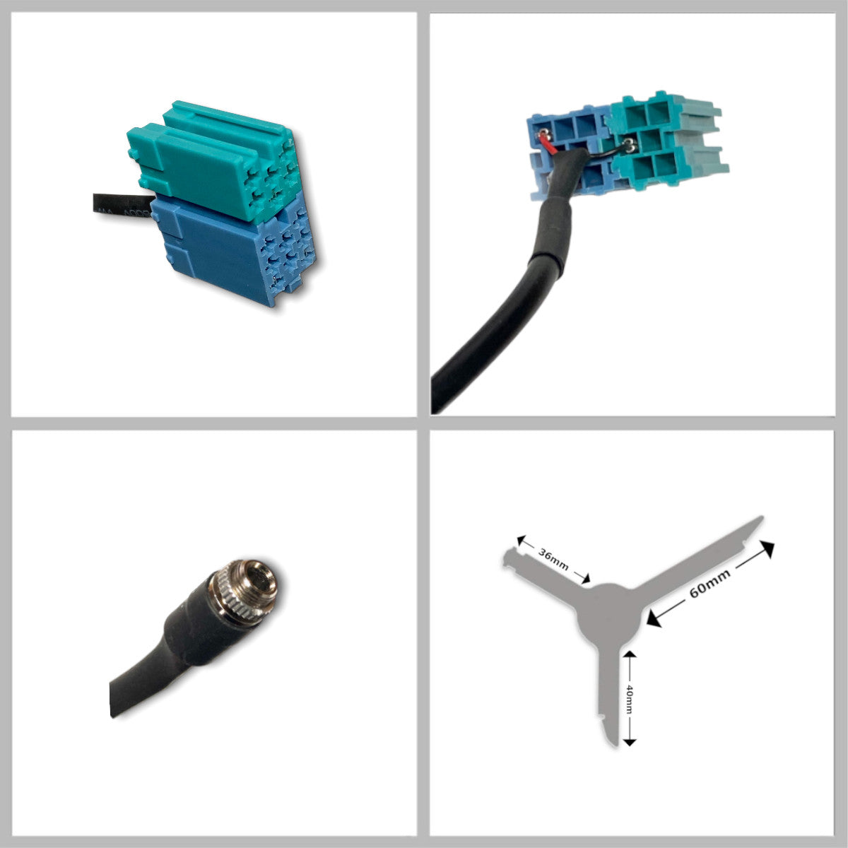 Cavo AUX jack femmina compatibile con Fiat Bravo dal 2007 + kit smontaggio autoradio Visteon