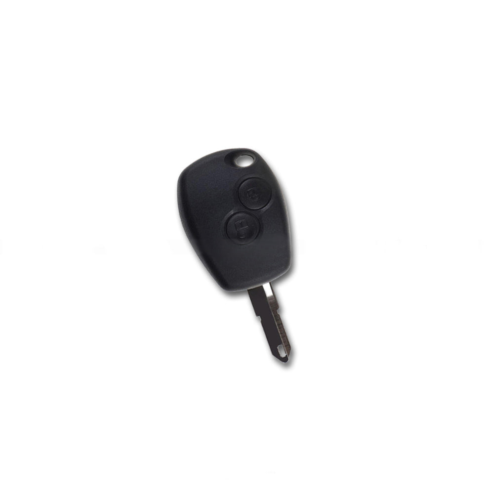 Guscio Telecomando 2 Tasti con Lama Vergine e Micropulsanti, Compatibile con Dacia Duster, Logan, Sandero, Express